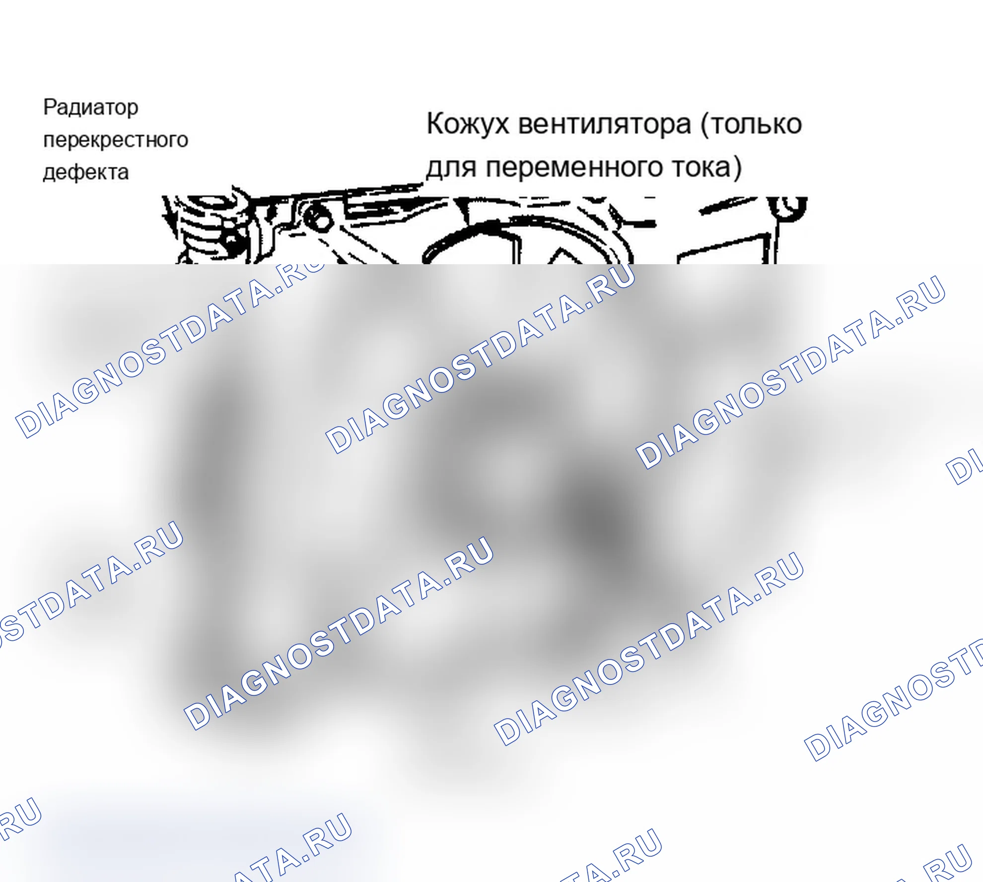 Рис. 5: Электровентилятор с термостатическим управлением. Buick Electra VI