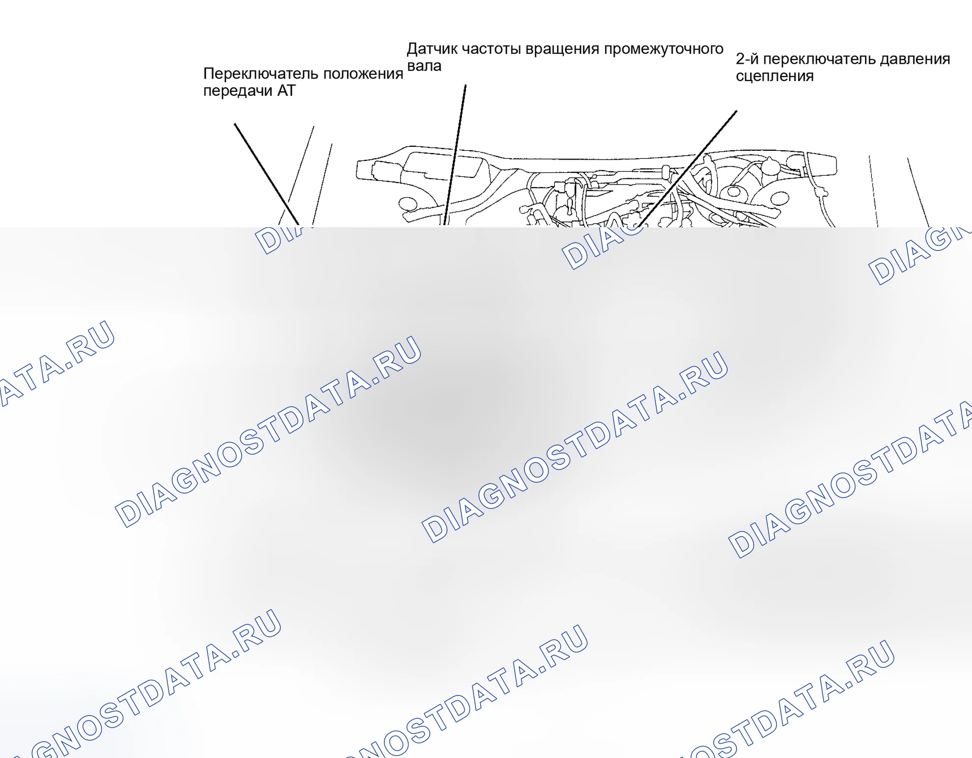 Рис. 3: Моторный отсек (2,3 л). Honda Accord VI