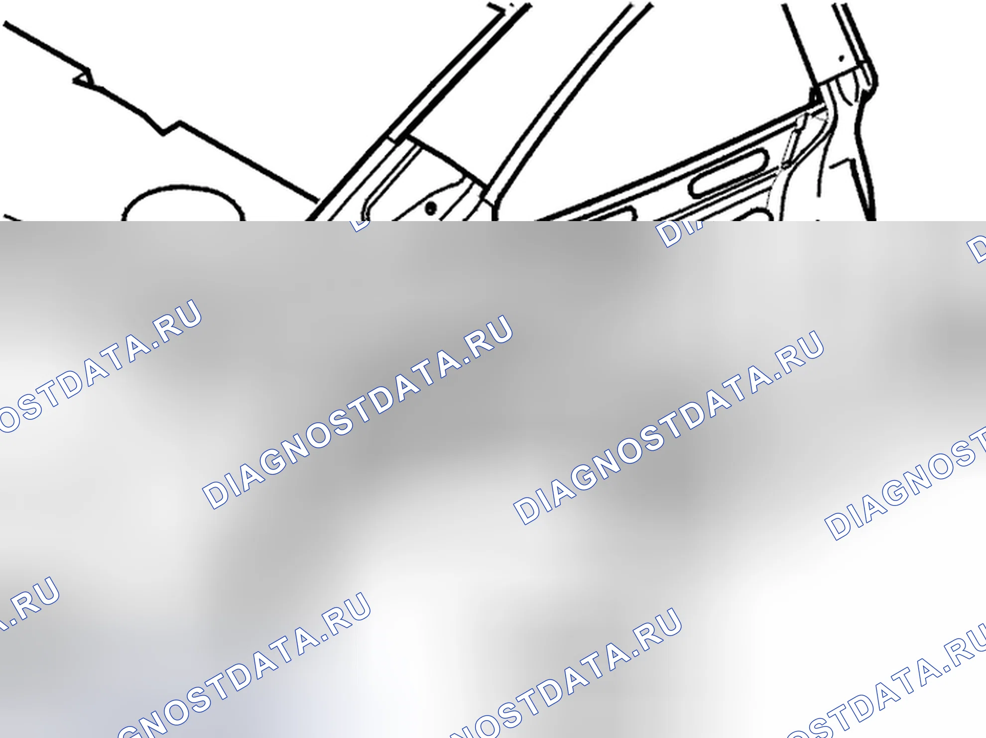 Рис. 98: Замена внешней колесной арки. Volvo C70 I
