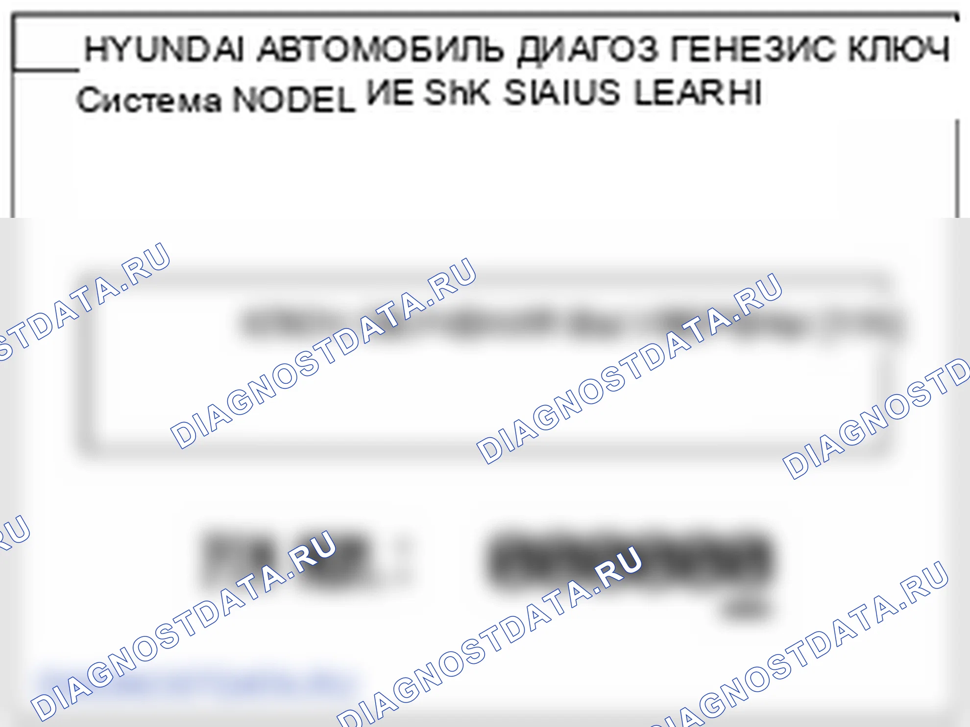 Проверка блока интеллектуальных ключей. Hyundai Genesis BH