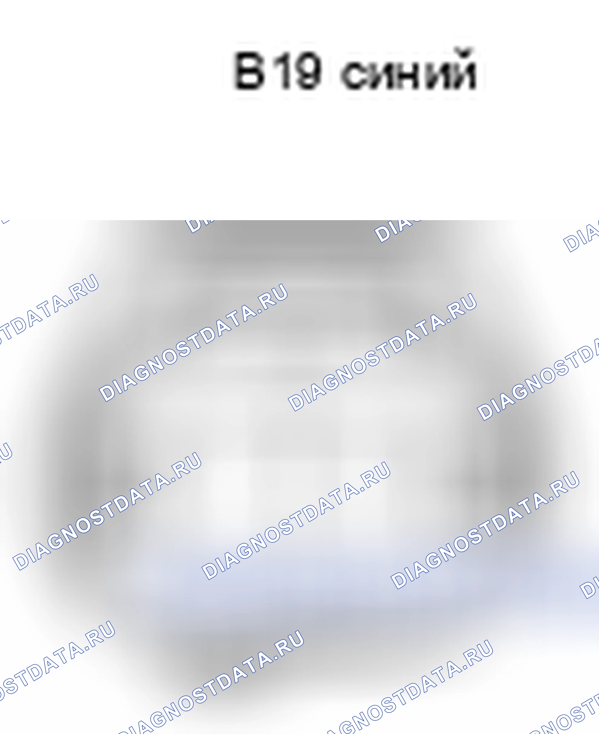 Рис. 259: Вид с торца разъема Vsv для продувки (B19). Toyota Corolla X рестайлинг