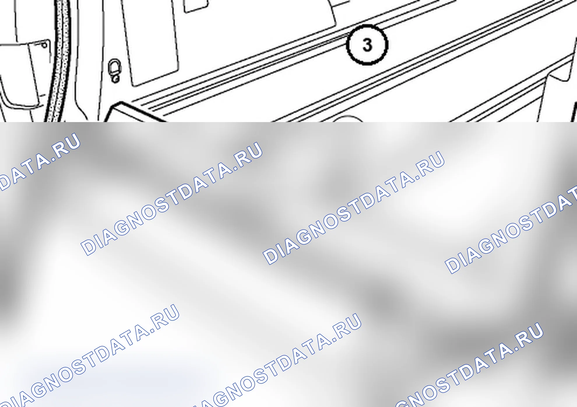 Обивка багажного отделения. Renault Trafic II