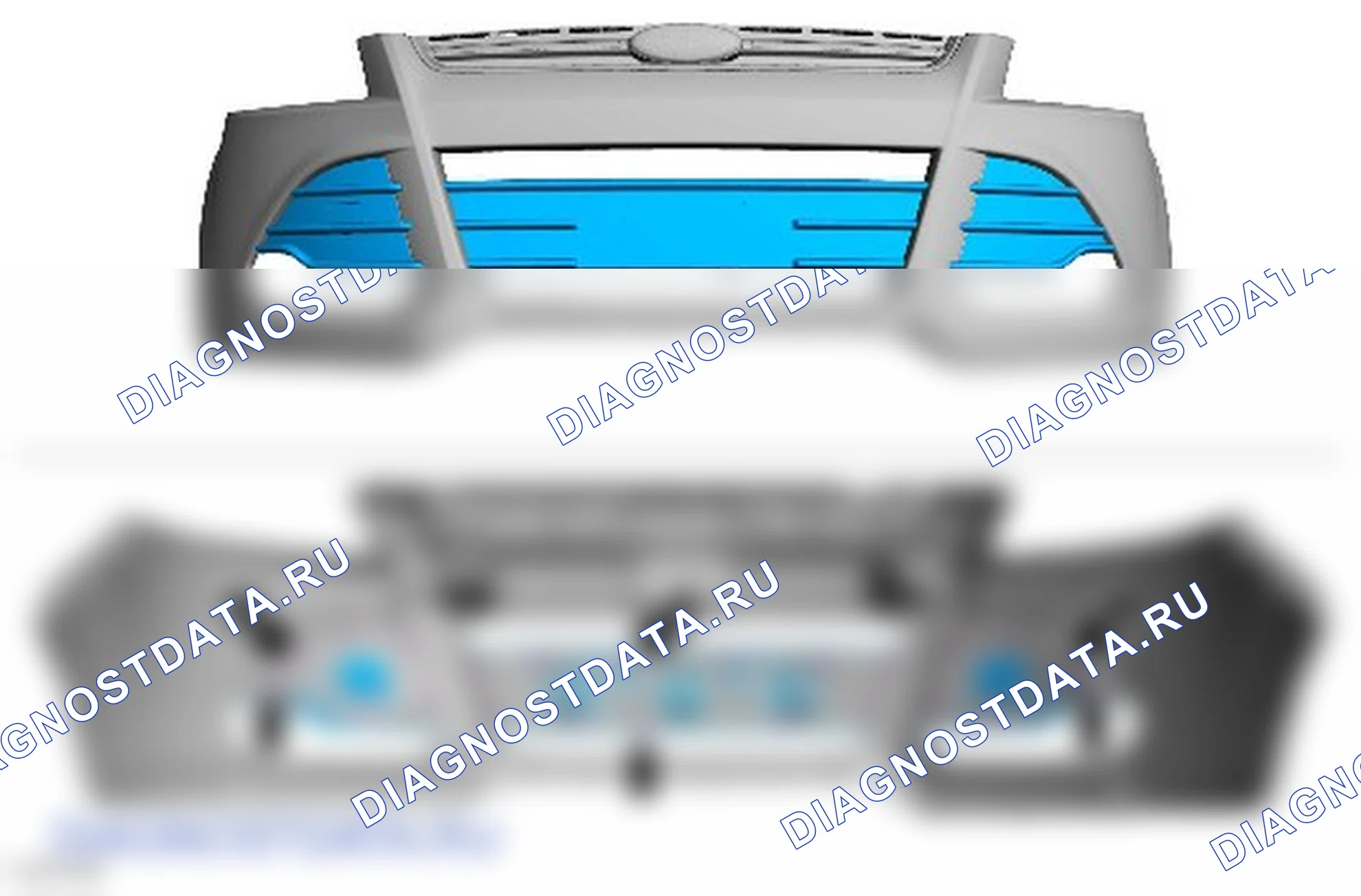 Разборка и сборка кожуха переднего бампера. Ford Kuga II