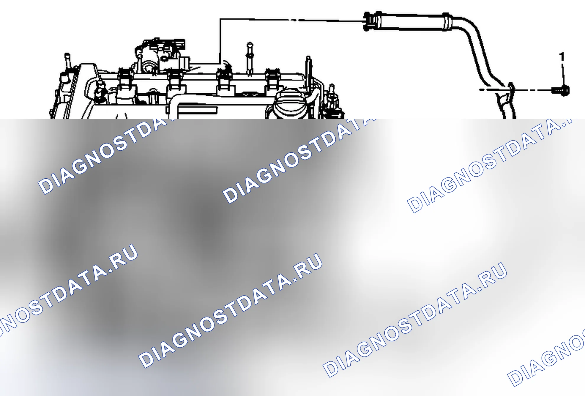Рис. 9: Замена трубы обратного клапана впрыска вторичного воздуха. Chevrolet Equinox II