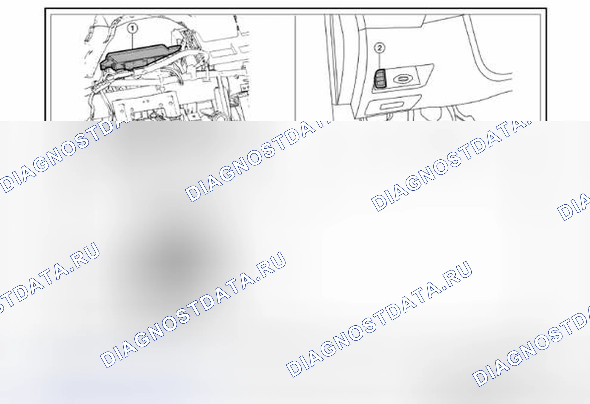 Рис. 229: Расположение компонентов. Nissan Altima L32 рестайлинг