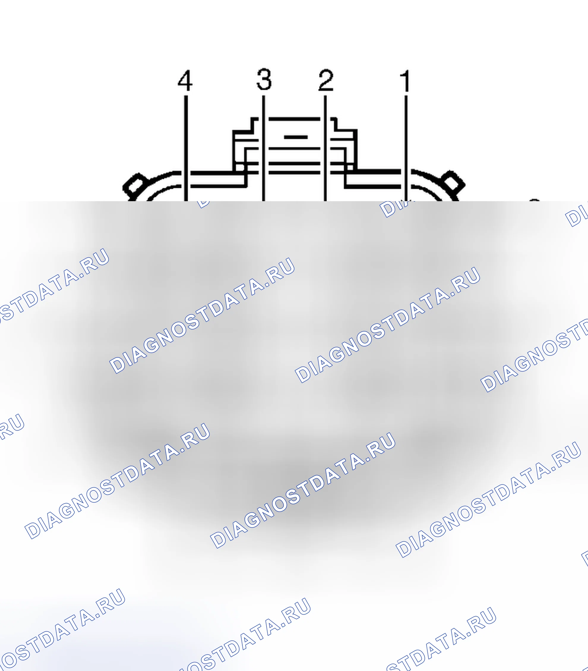 Рис. 4: КОНТРОЛЬНАЯ ТОЧКА Bb - ДИАГНОСТИКА ЭЛЕКТРОМАГНИТНОГО КЛАПАНА. Lincoln Mark VIII I