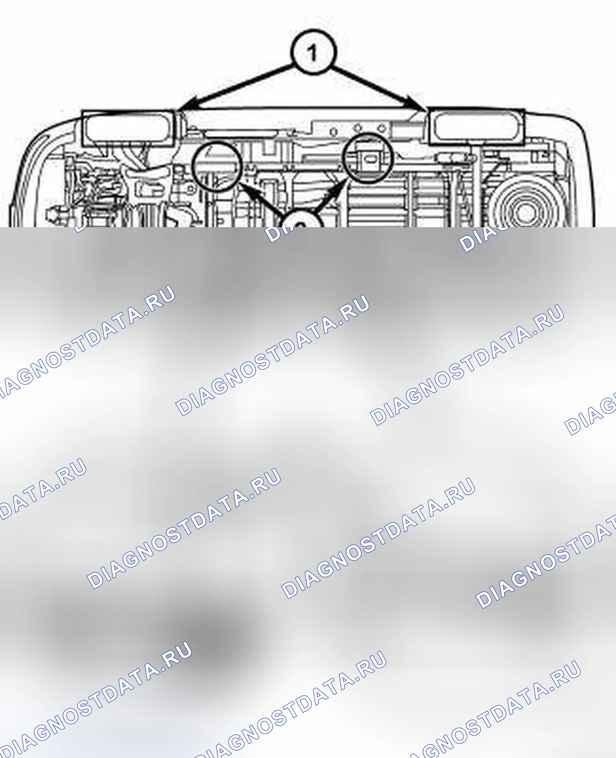 Рис. 2: СТАНДАРТНАЯ ПРОЦЕДУРА - ПОДЪЕМ. Chrysler Town & Country V рестайлинг