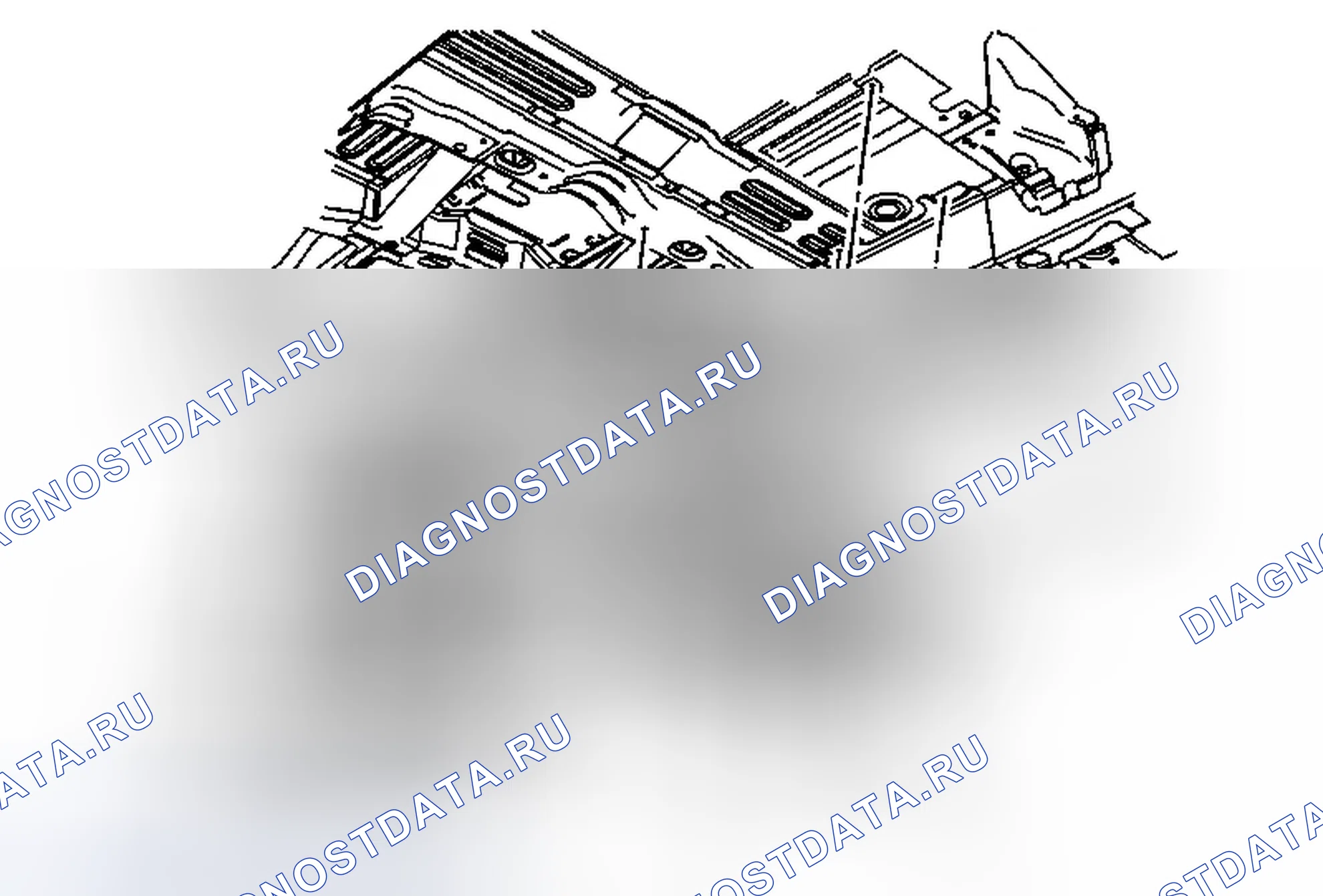 Рис. 13: Замена выхлопного теплозащитного экрана. Chevrolet Captiva I рестайлинг 2