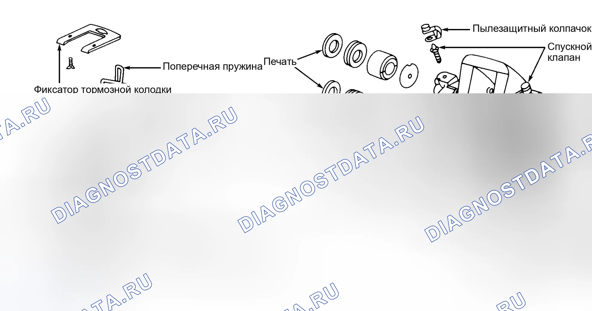 Рис. 2: КАПИТАЛЬНЫЙ РЕМОНТ механической и гидравлической части тормозного систем. Porsche 911 Carrera 4 993