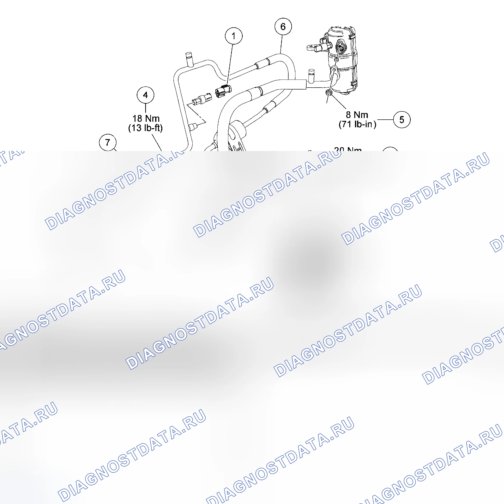 Рис. 285: Демонтаж и монтаж. Ford Pickup F350 Super Duty 