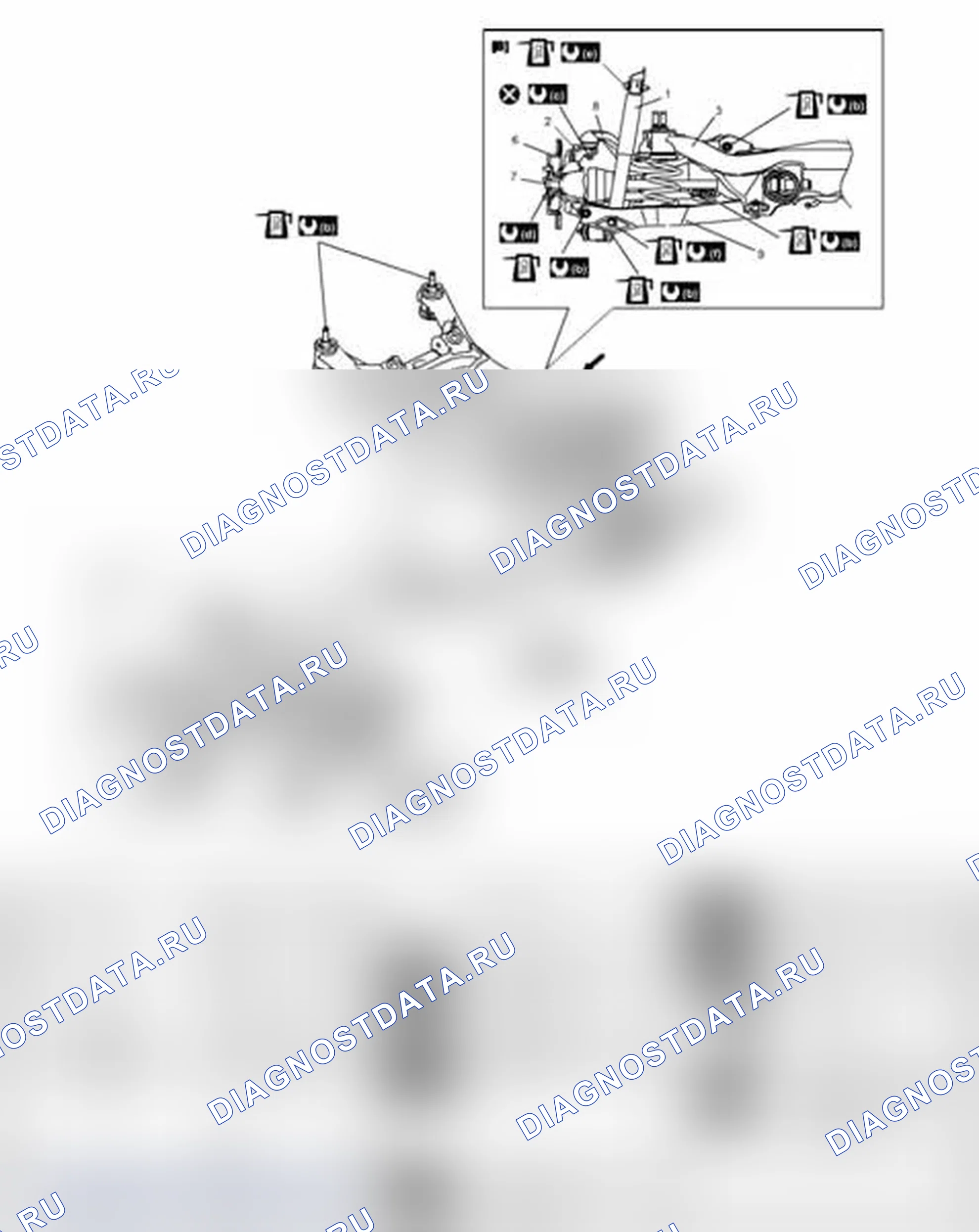 Рис. 75: Конструкция задней подвески. Suzuki Grand Vitara II рестайлинг