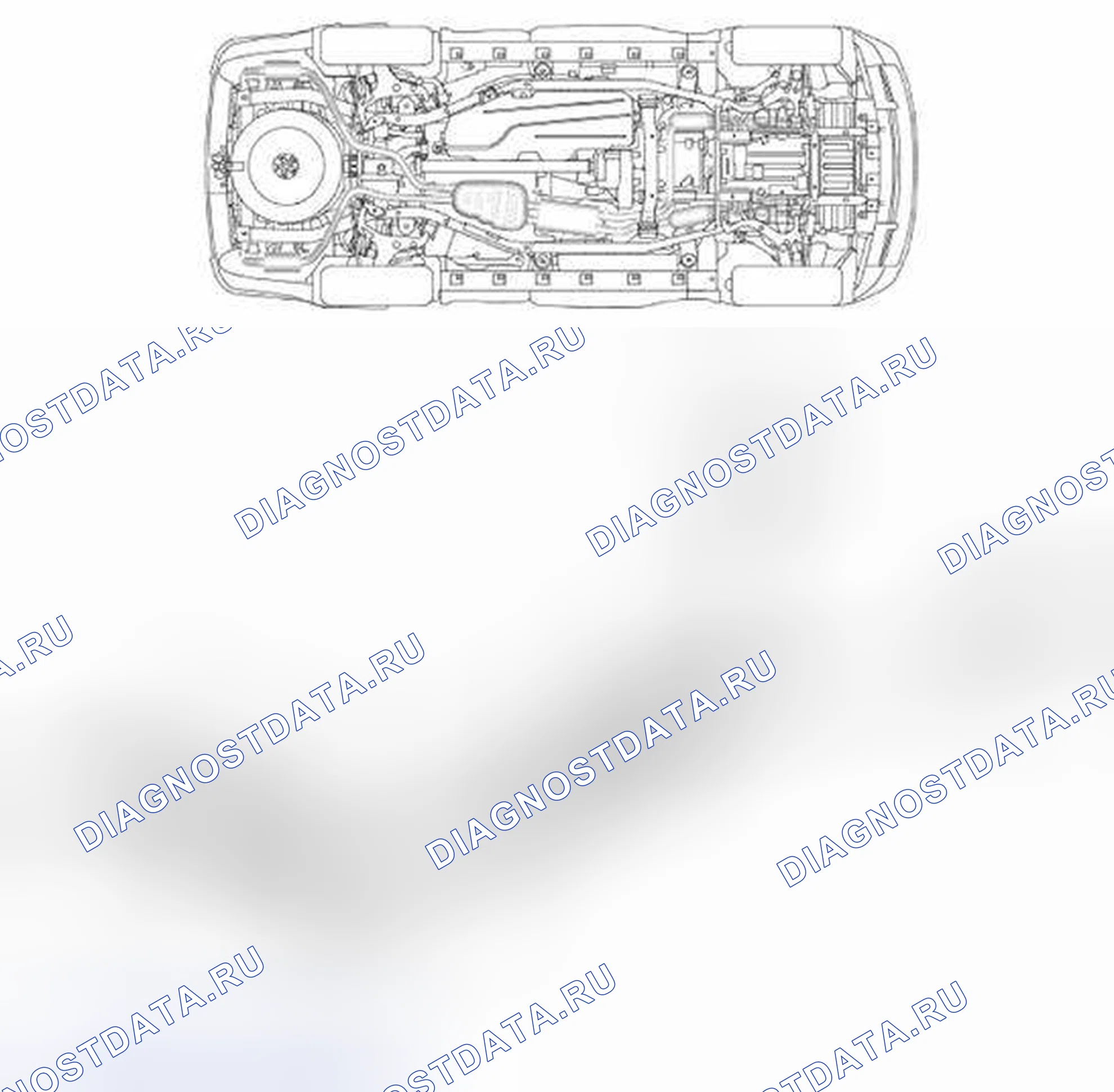 Рис. 51: РАСПОЛОЖЕНИЕ КОМПОНЕНТОВ 4.4L V8. Land Rover Range Rover Sport L320