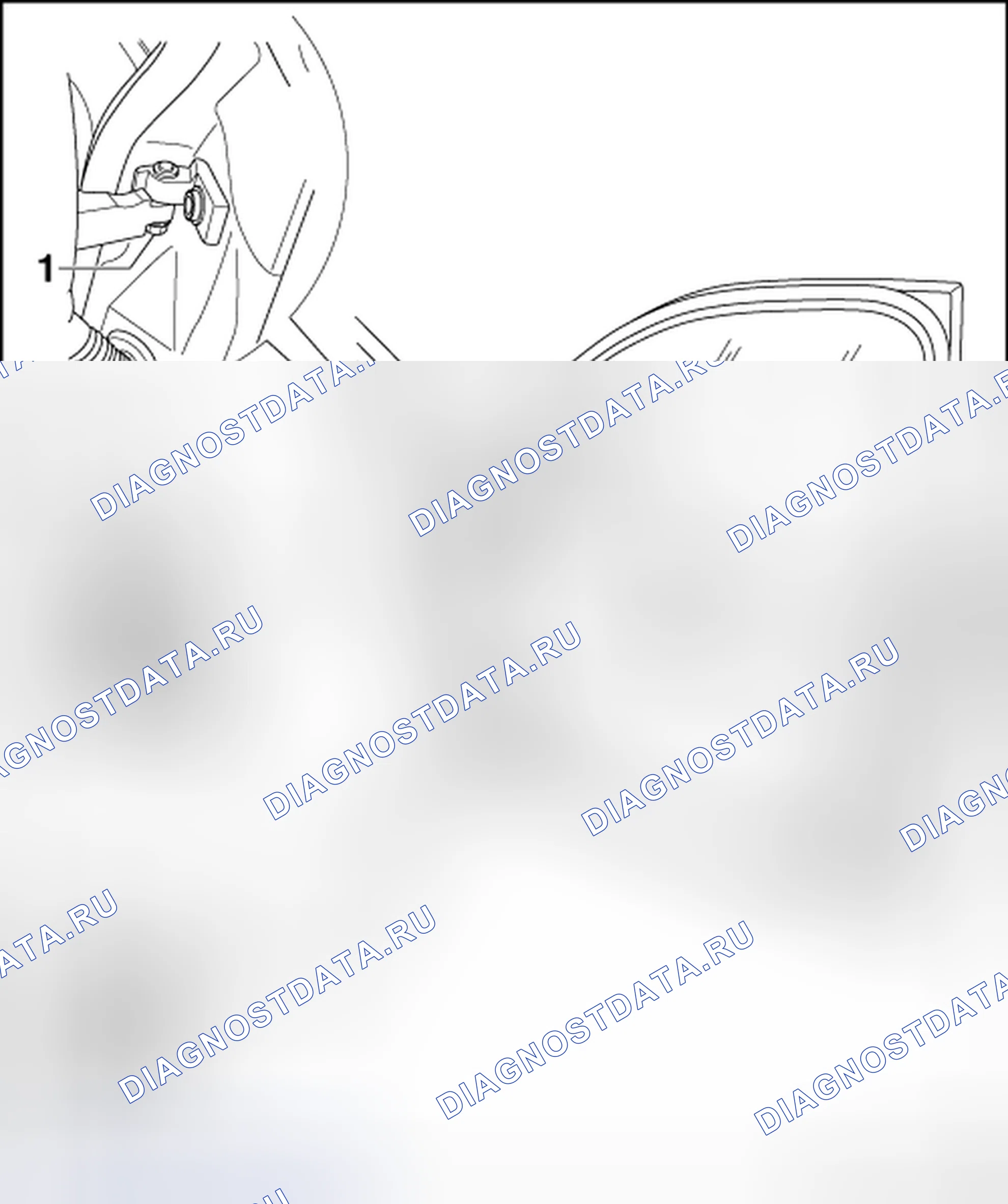 Рис. 118: ДВЕРЬ. Volkswagen Touareg I