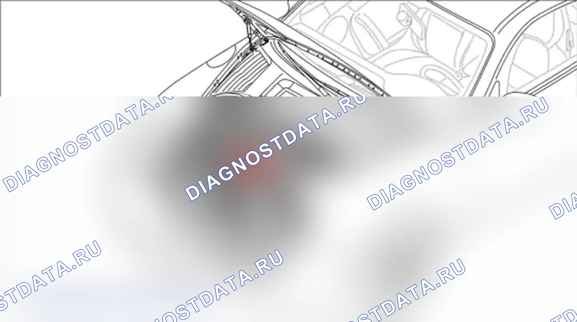 Рис. 39: Снятие передней панели отделки багажного отделения (переборка). Porsche 911 GT3 997
