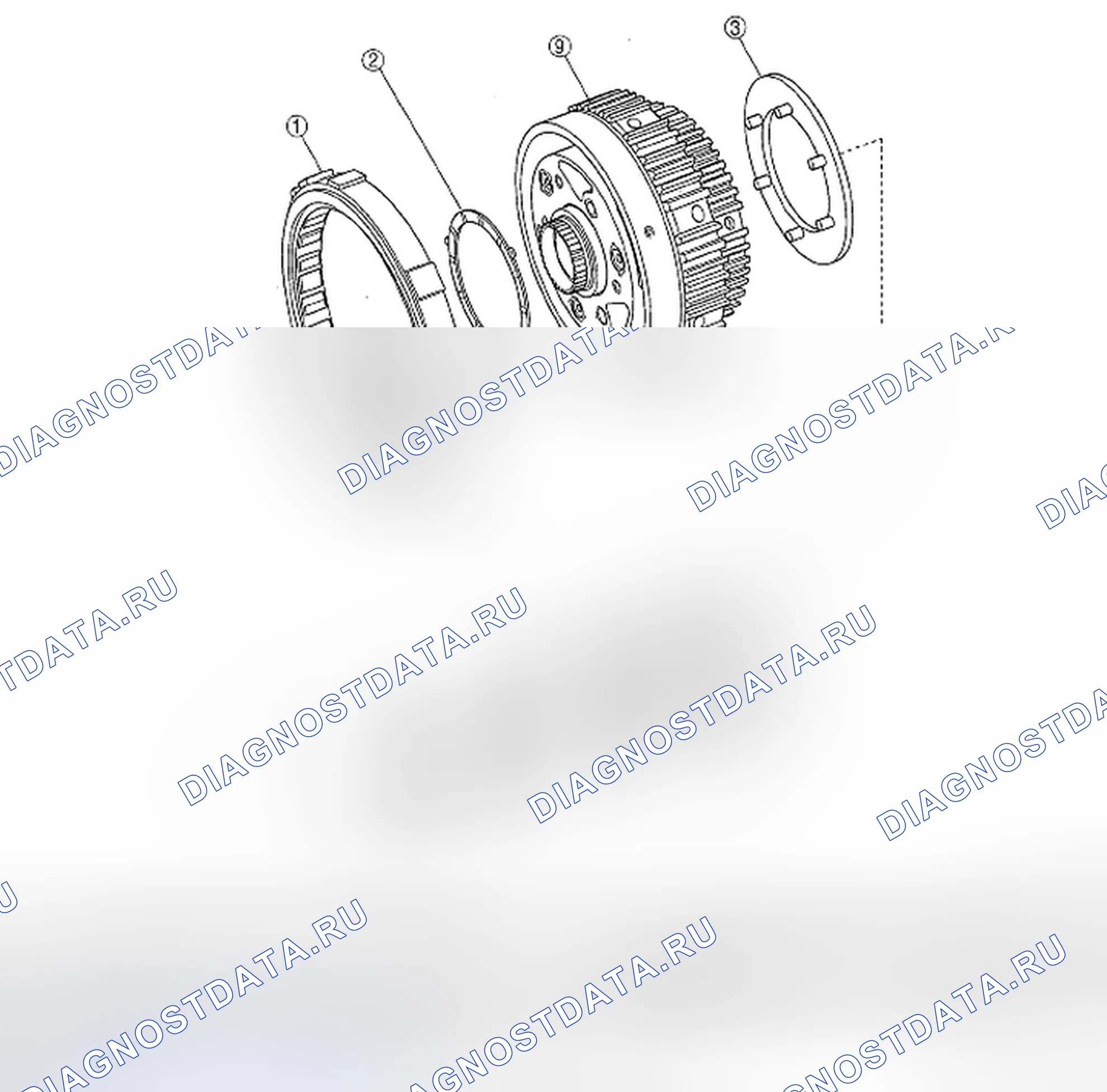Рис. 81: Компоненты. Mazda CX-9 I