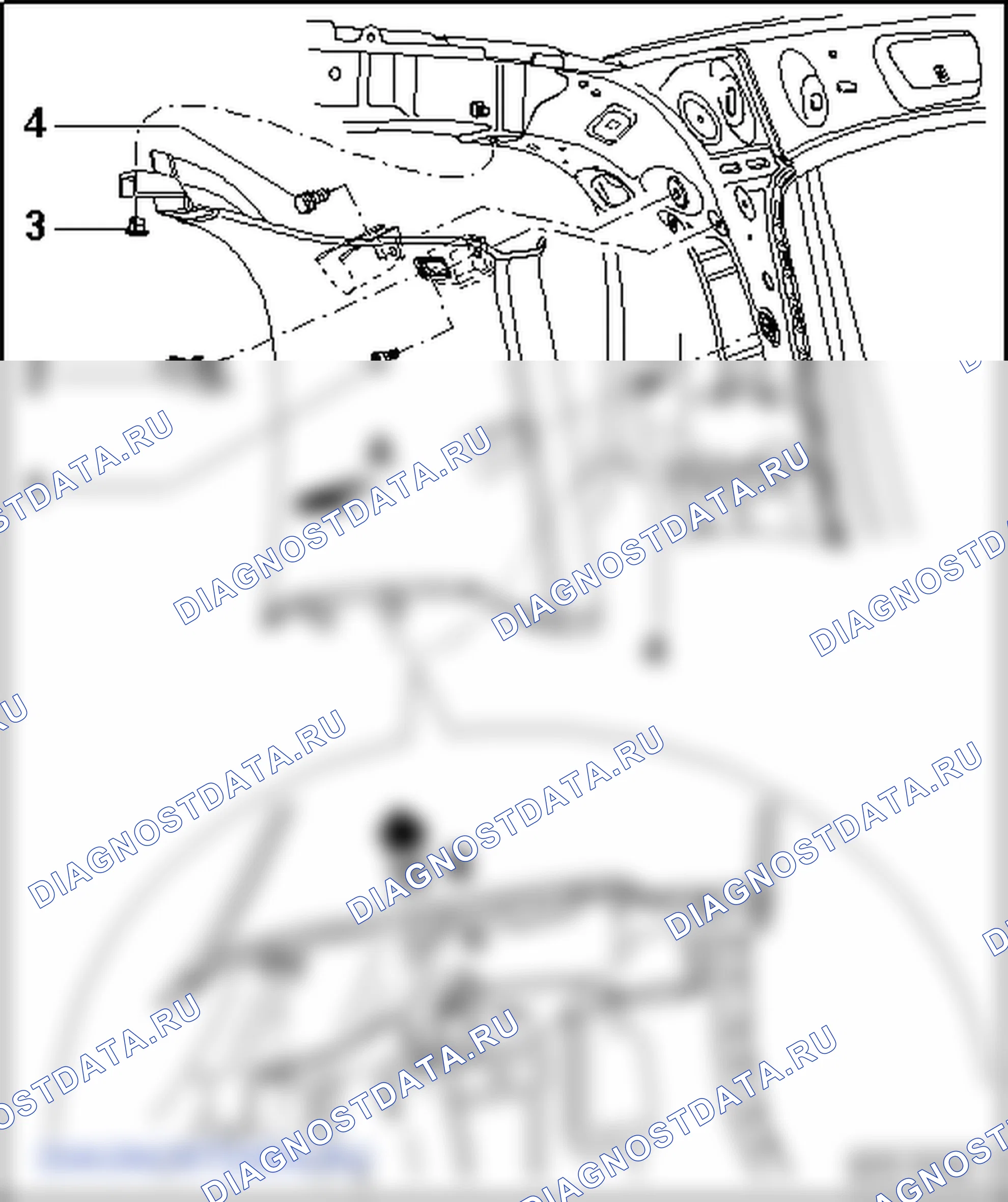 Облицовка стоек и боковин. Volkswagen Golf Plus I