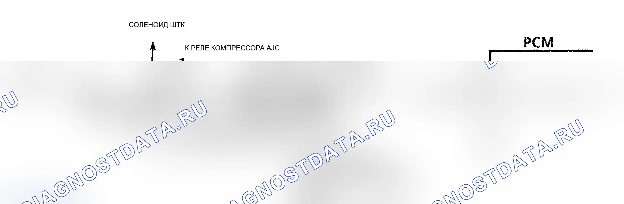 Рис. 75: Схематический код 37 (3.1L) Ошибка тормозного переключателя муфта блокировки гидротрансформатора. Pontiac Grand AM IV