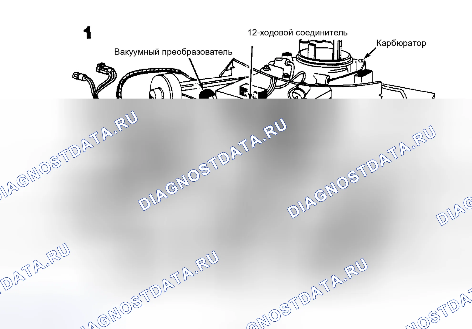 Рис. 9: Расположение компонентов (9 из 9). Chrysler Cordoba II