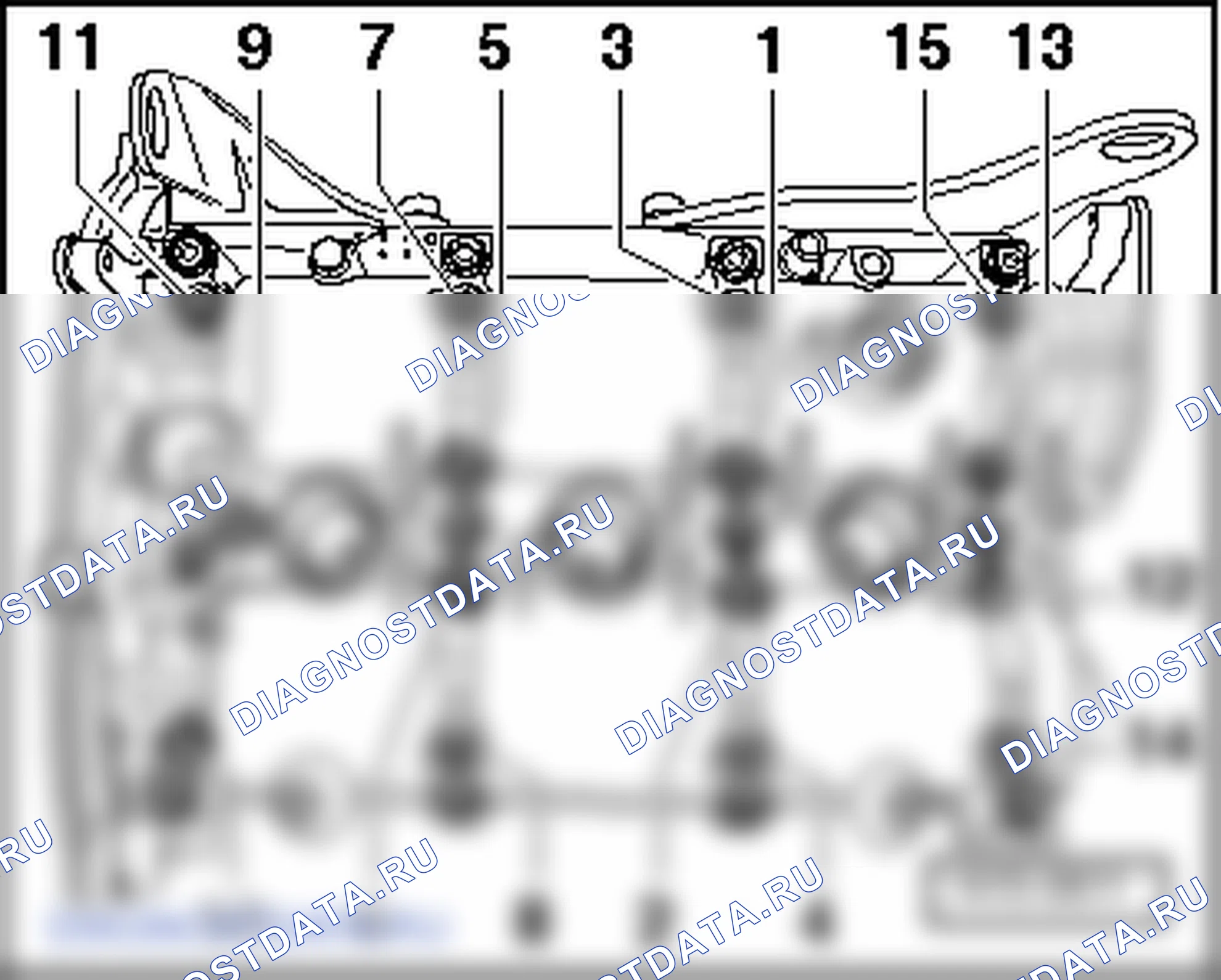 Головка блока цилиндров (3-х цилиндровый двигатель впрыска (1.2л)). SEAT Ibiza IV