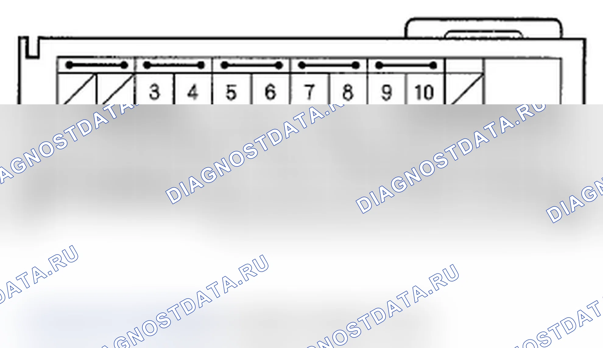 Рис. 44: Входы и выходы модуля SRS разъема A (39P). Acura TL IV