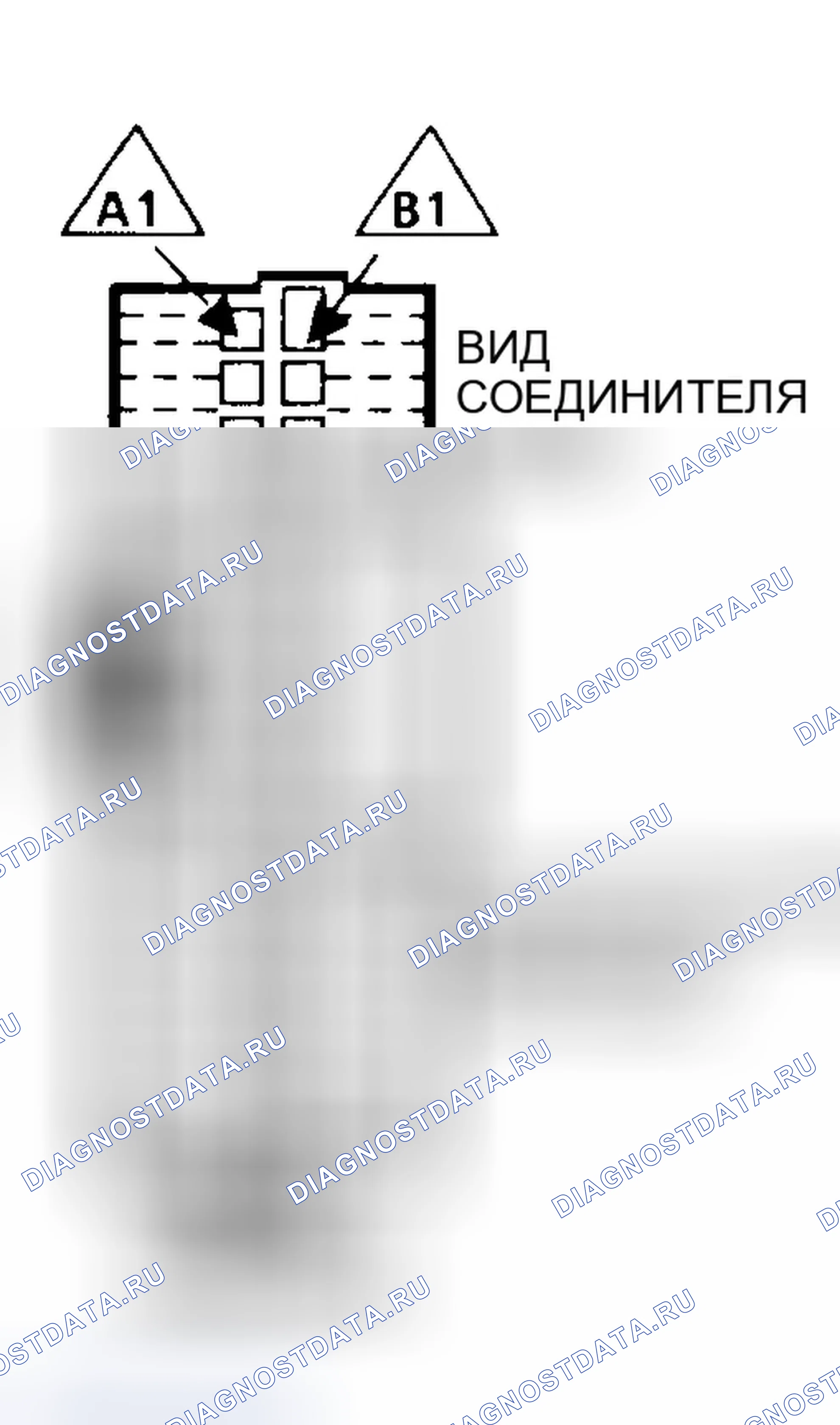 Рис. 36: Идентификатор разъема A-B терминала блок управления силовым агрегатом (PCM) (блок управления силовым агрегатом) - красный (2 из 4) (серия 5.7L " C " и " K " с 4L80-E A / T). GMC Yukon I