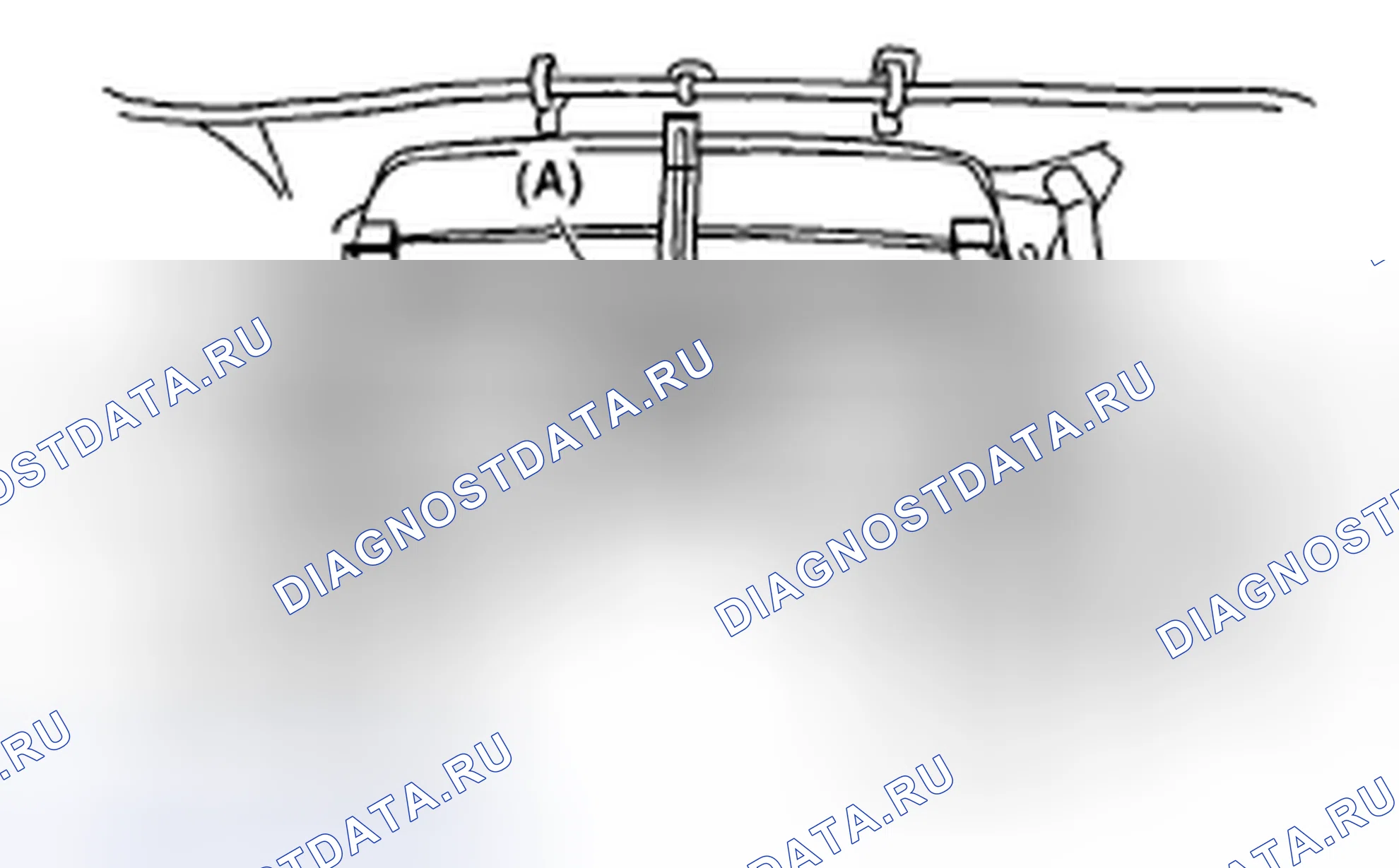 Рис. 202: ДЕМОНТАЖ. Subaru Tribeca WX рестайлинг