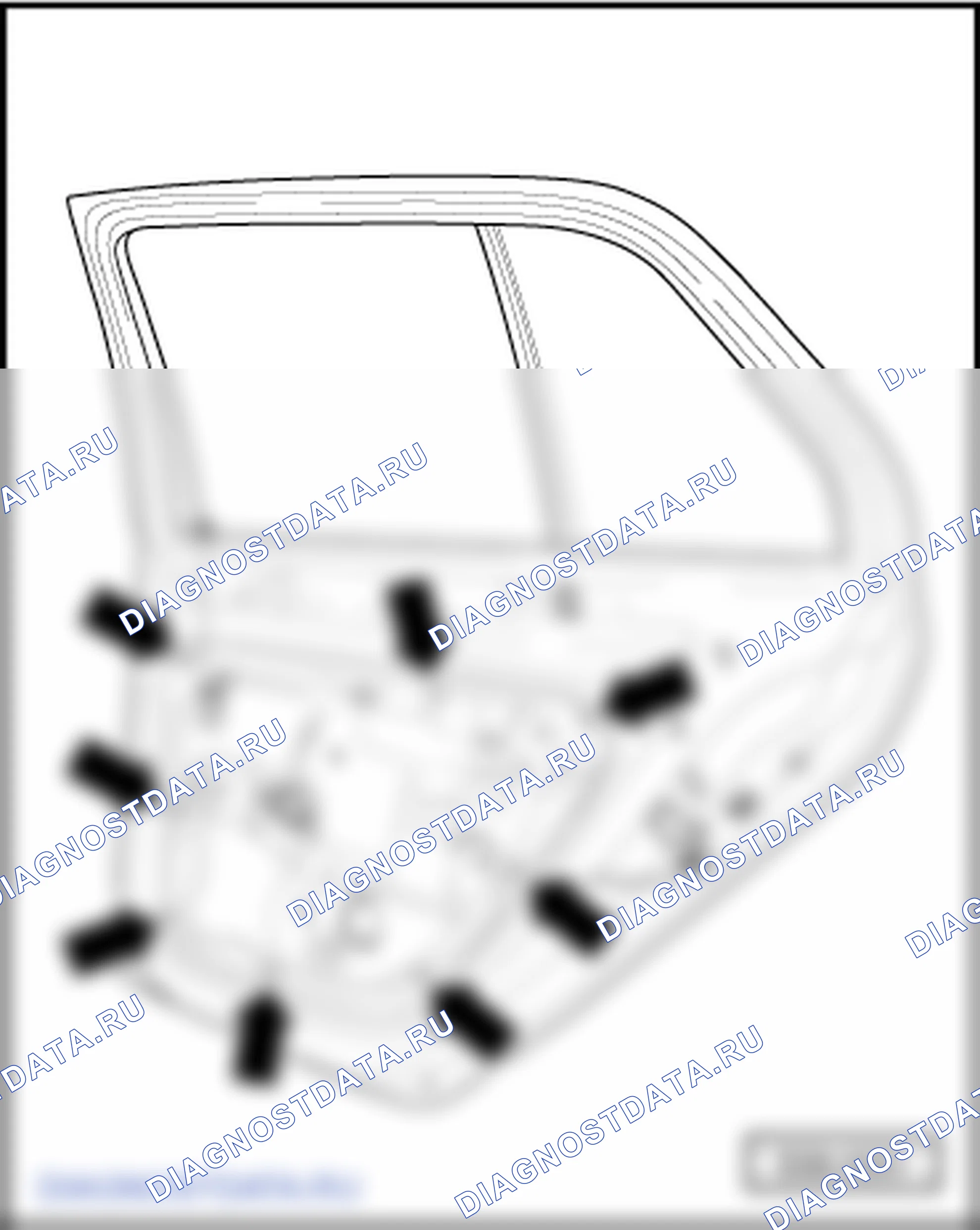 Задняя дверь. Skoda Fabia I