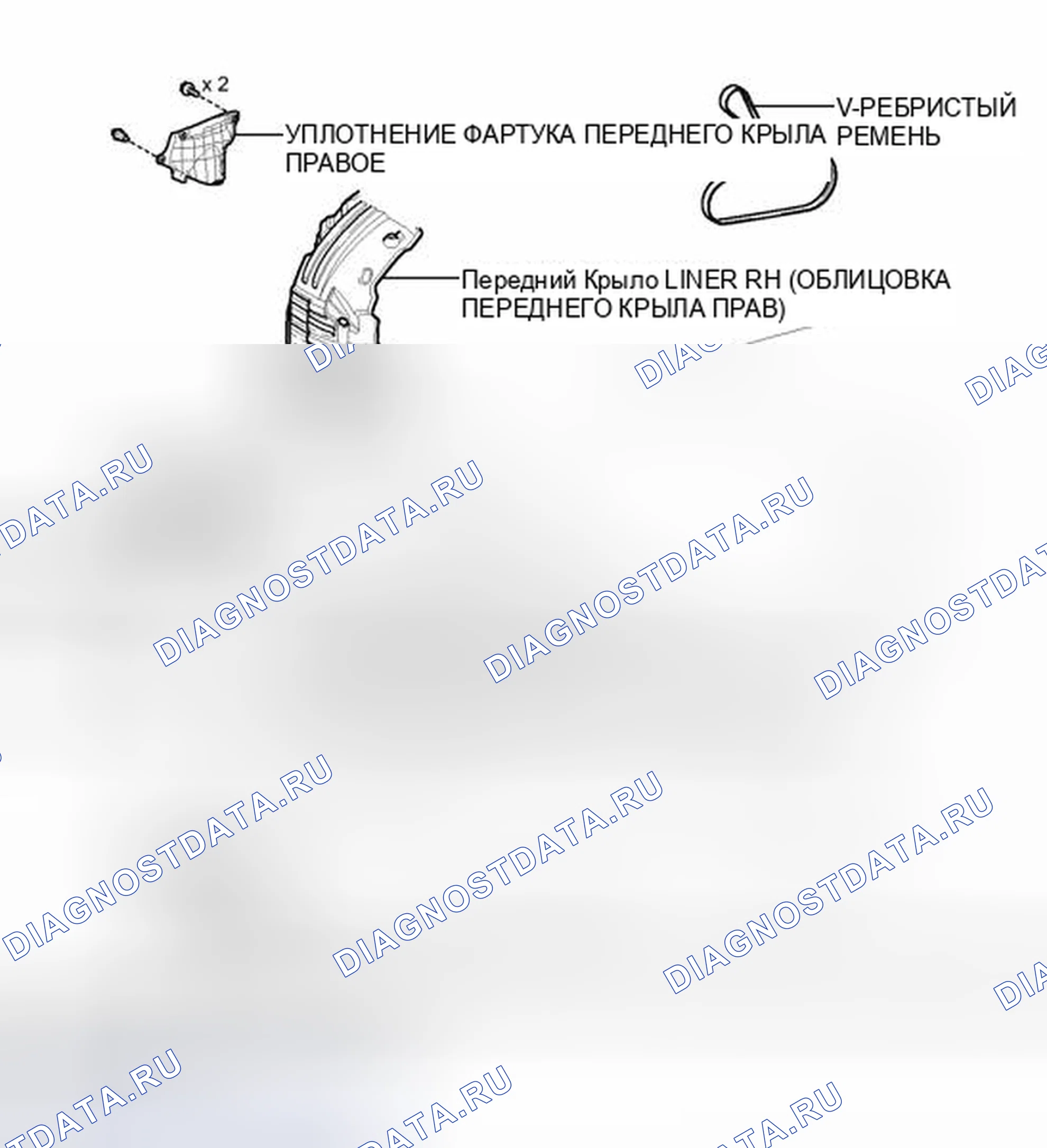 Рис. 556: ИЛЛЮСТРАЦИЯ. Toyota Venza I рестайлинг