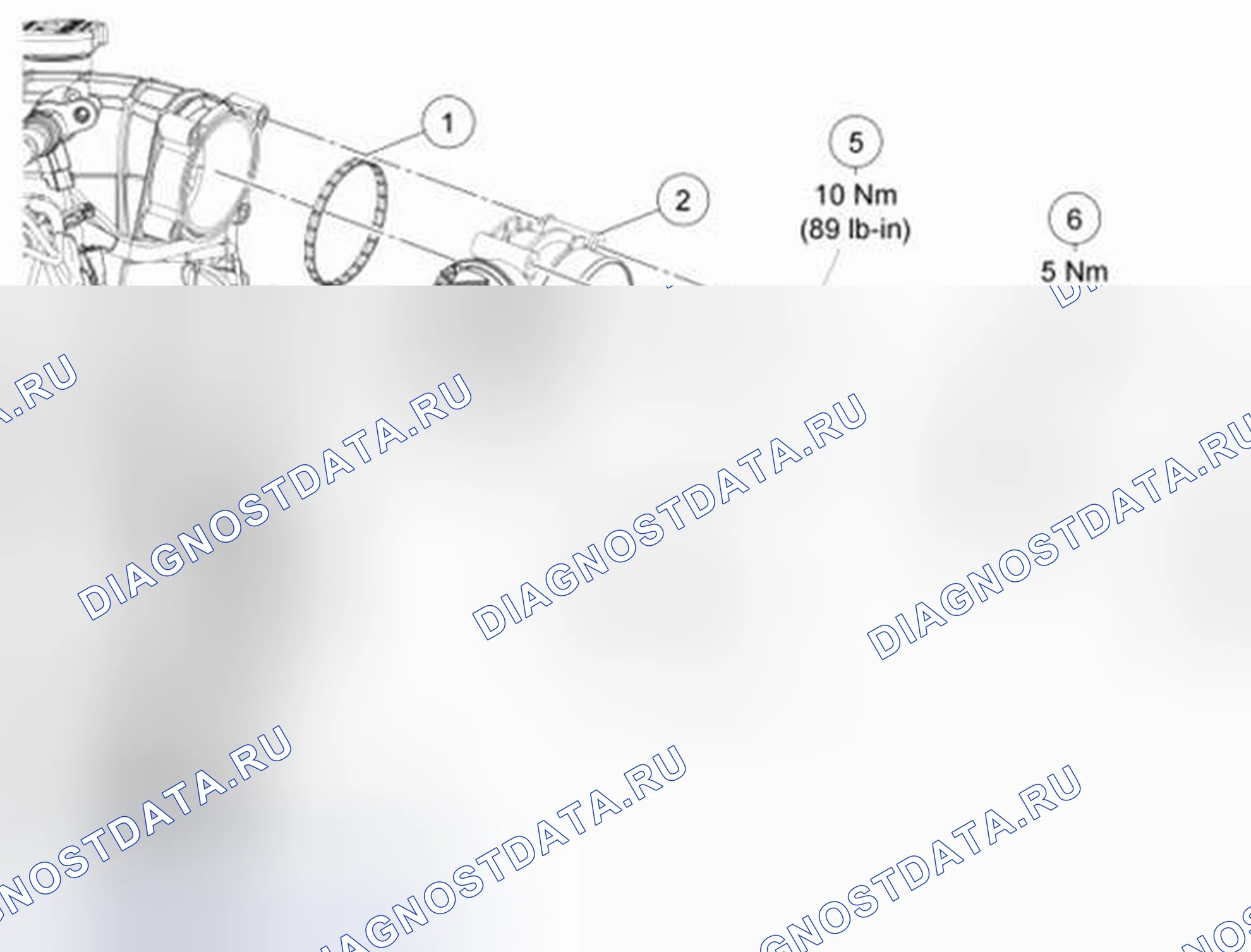Рис. 61: Корпус дроссельной заслонки. Ford F-150 XII