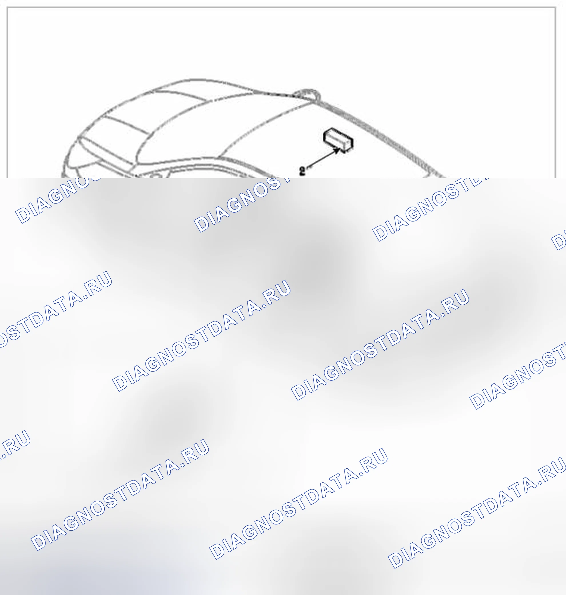 Рис. 1: Расположение компонентов. Hyundai Accent IV