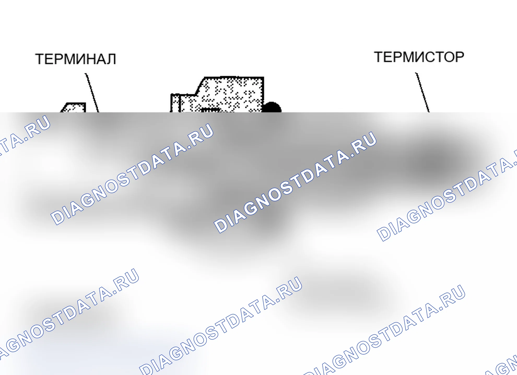 Рис. 32: Датчик температуры охлаждающей жидкости двигателя (температура охлаждающей жидкости). Acura MDX I