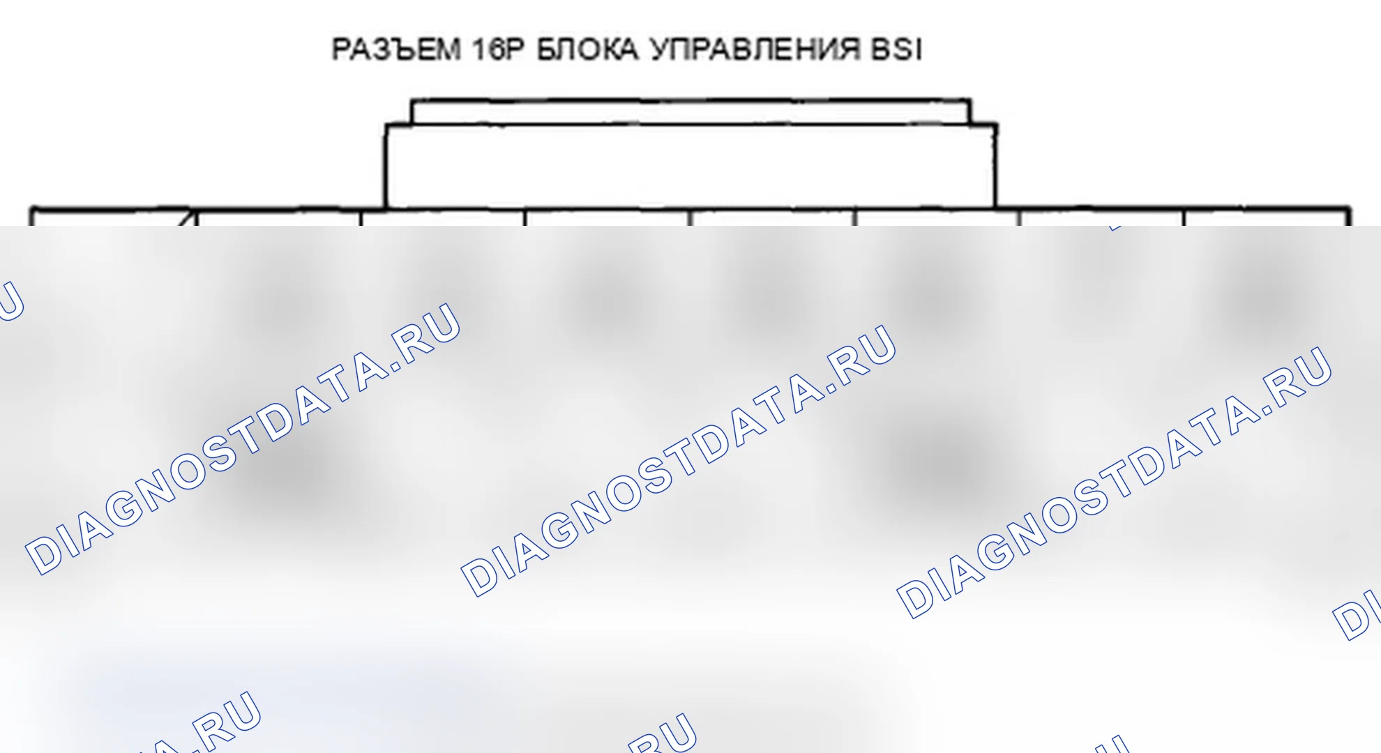 Рис. 150: Входы и выходы блока управления информационной системы слепых зон (BSI). Acura TL IV рестайлинг