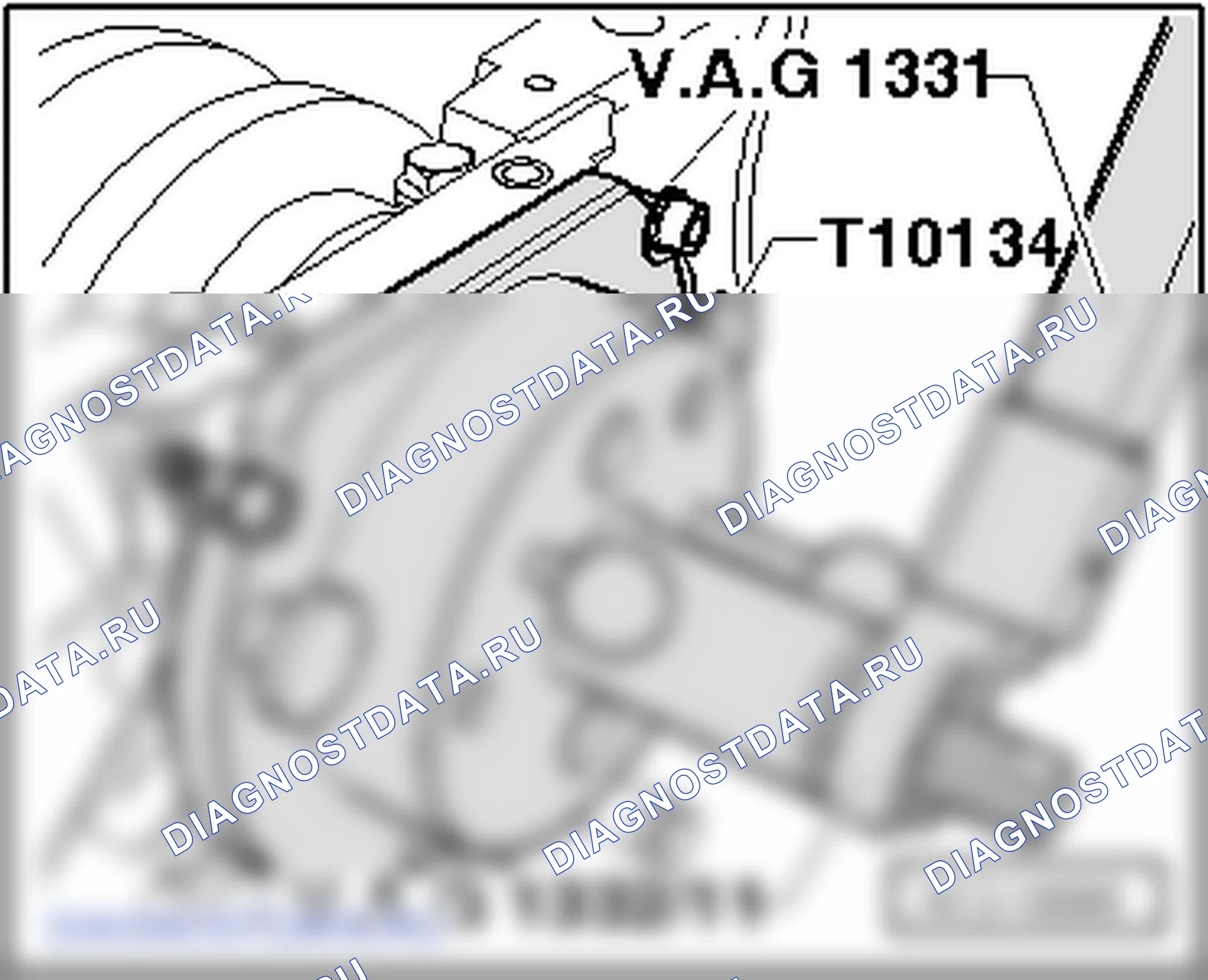 Блок цилиндров, уплотнительные фланцы. Volkswagen Golf Mk5