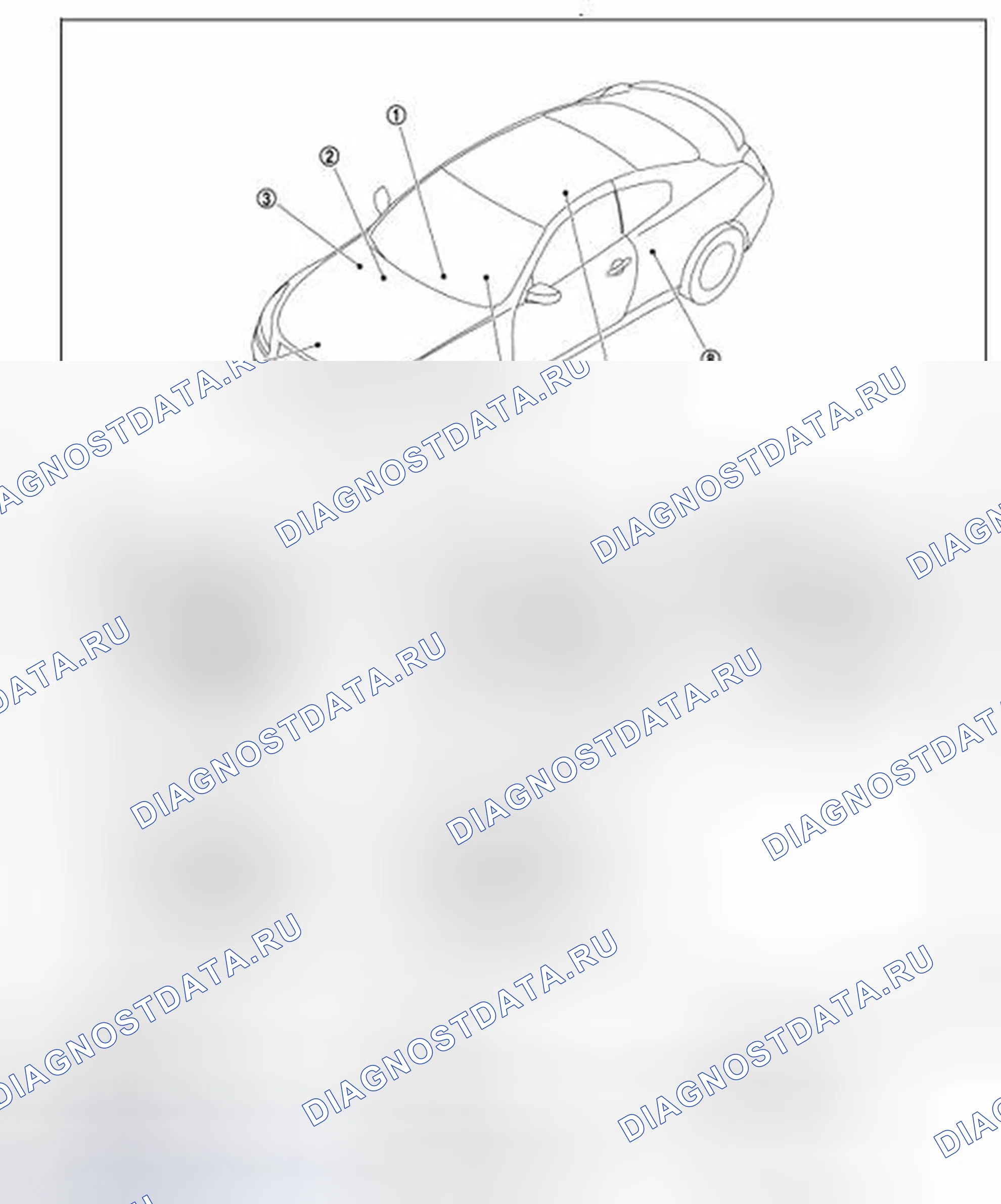 Рис. 48: СИГНАЛЬНЫЕ ЛАМПЫ / ИНДИКАТОРНЫЕ ЛАМПЫ: Расположение компонентов. Infiniti G37 IV рестайлинг