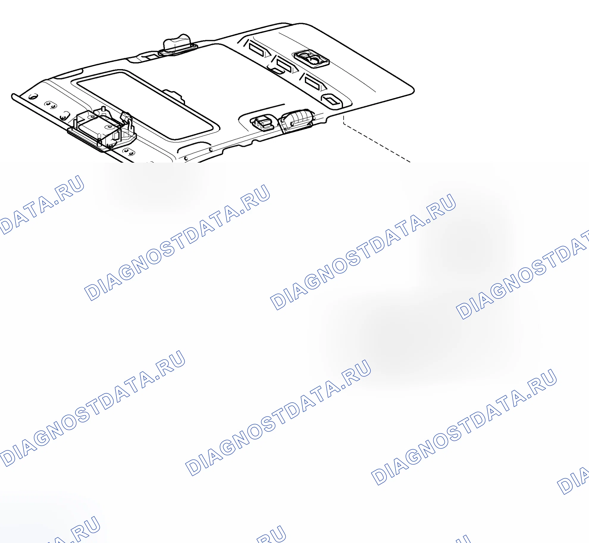Рис. 256: КОМПОНЕНТЫ. Toyota Land Cruiser 100 рестайлинг 2