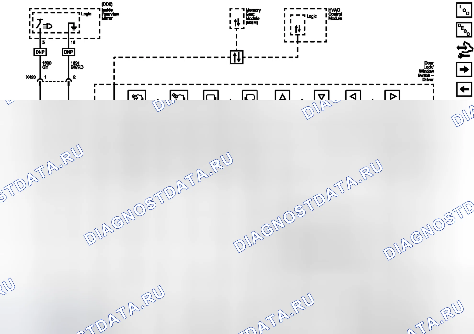 Рис. 3: Драйвер (DNP). Buick Enclave I