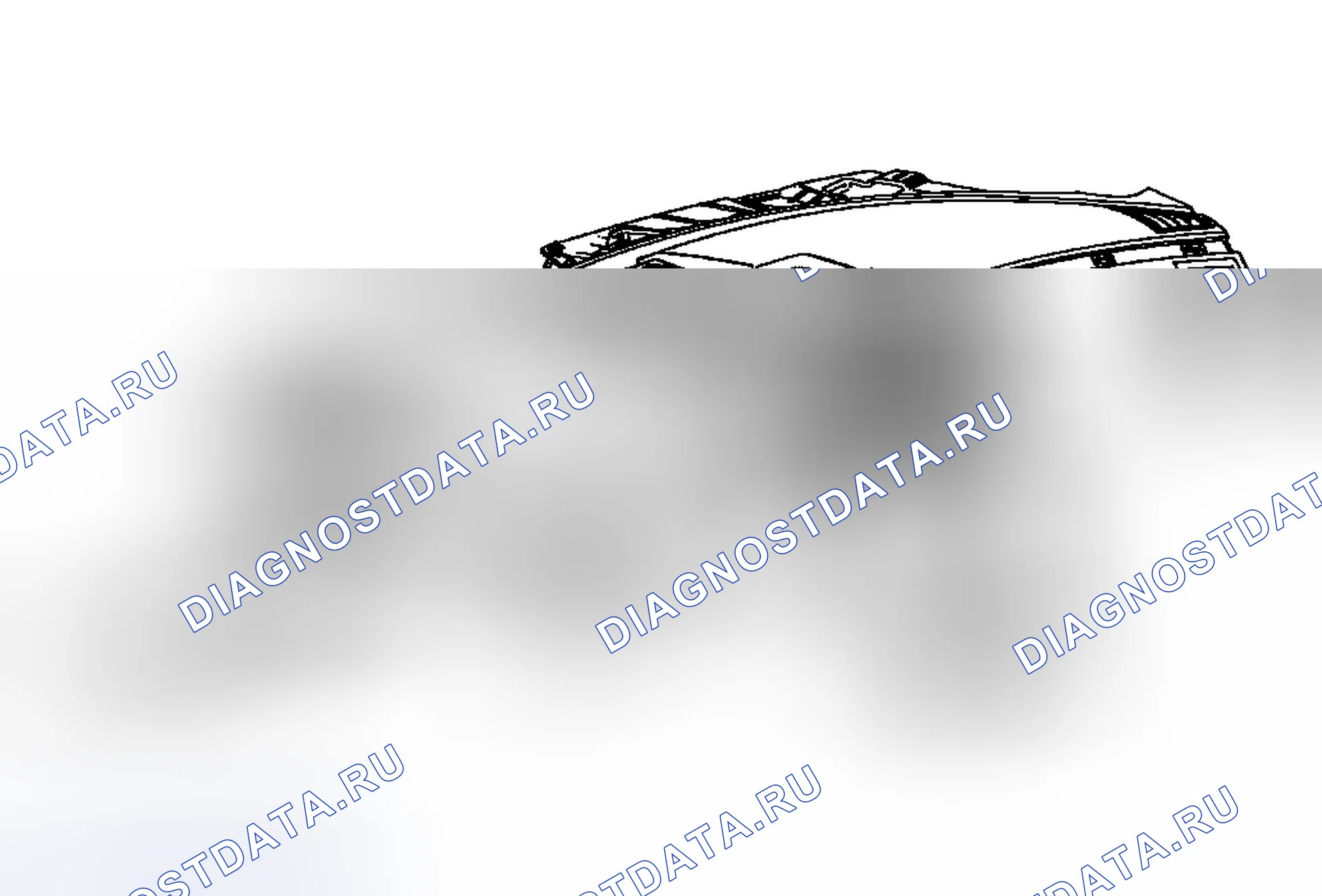 Рис. 18: Замена решетки на выходе из бокового окна - левая сторона (траверса). Chevrolet Traverse I