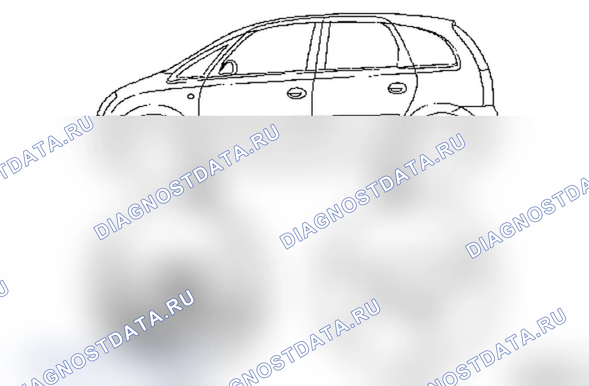 Точки крепления для подъемных приспособлений. Opel Meriva A рестайлинг