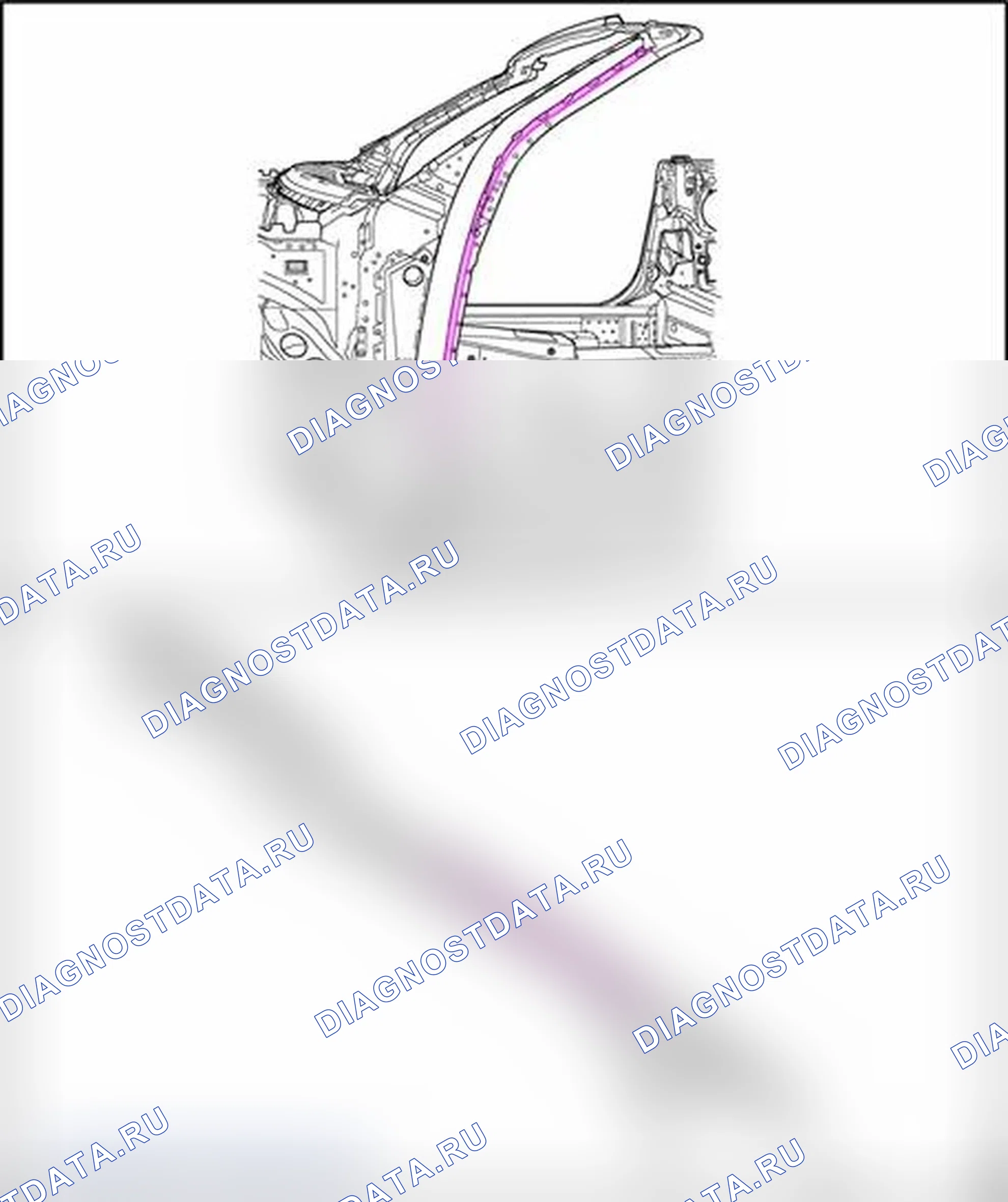 Рис. 63: Места резки. Audi S4 B8