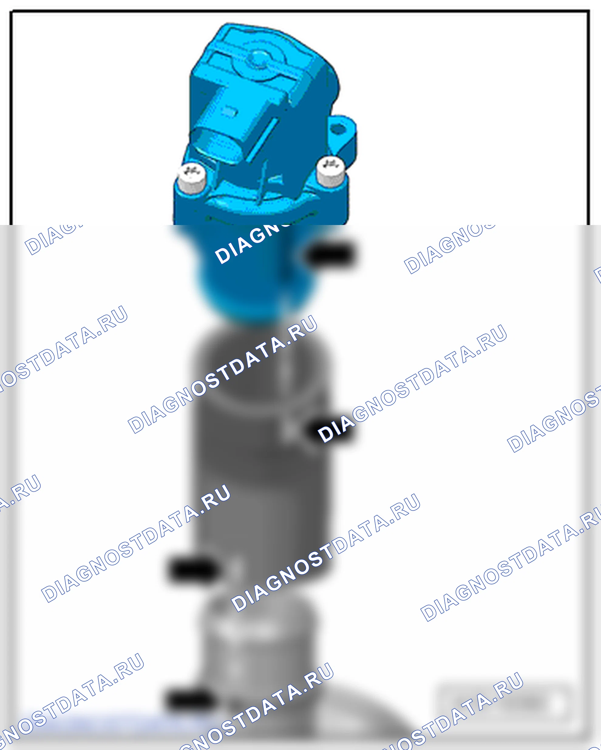Турбонагнетатель (автомобили с двигателями BWJ, CDLD, CDLA). SEAT Altea I