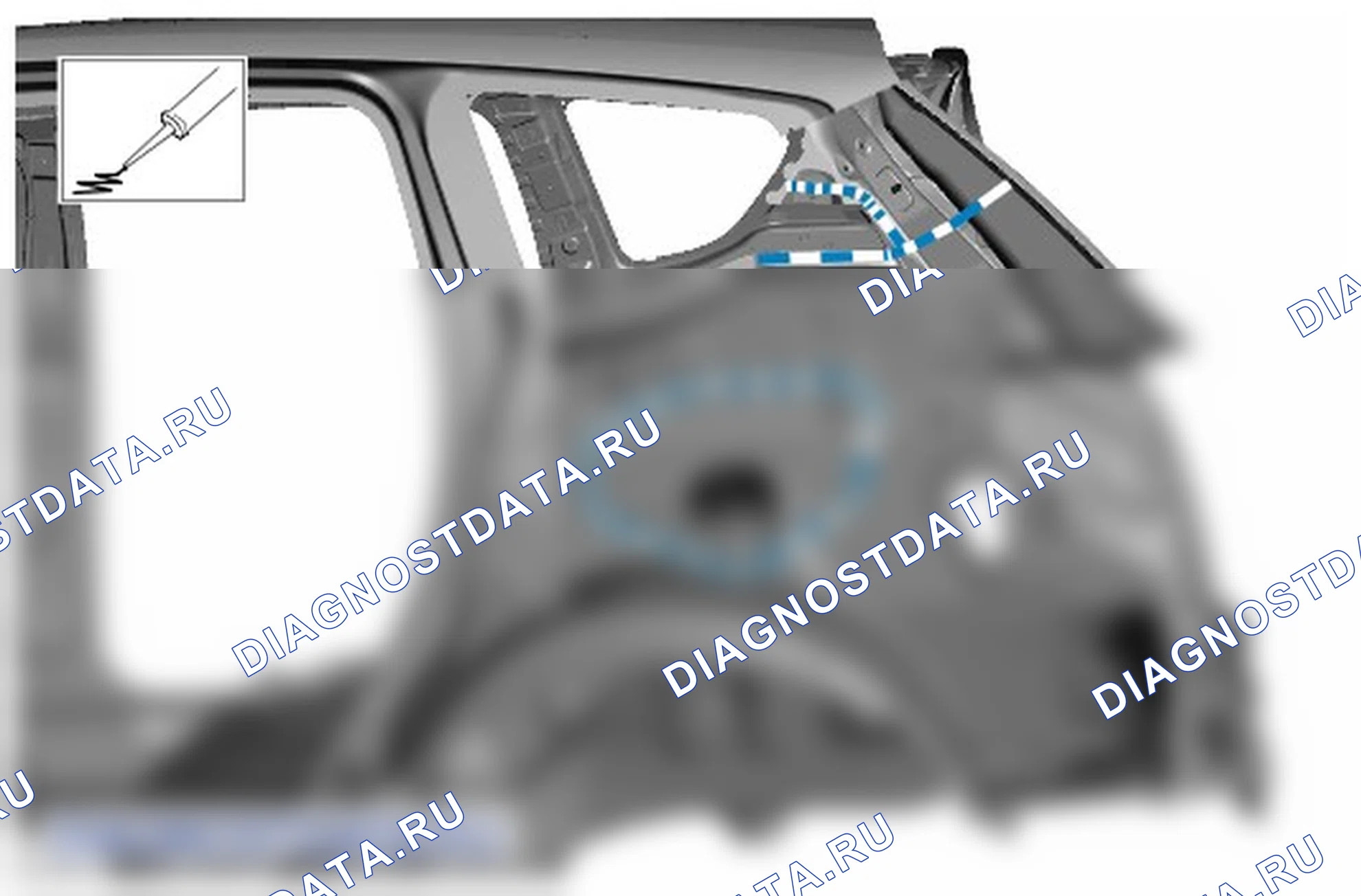Как снять и установить панель задней боковой части кузова. Ford Galaxy III