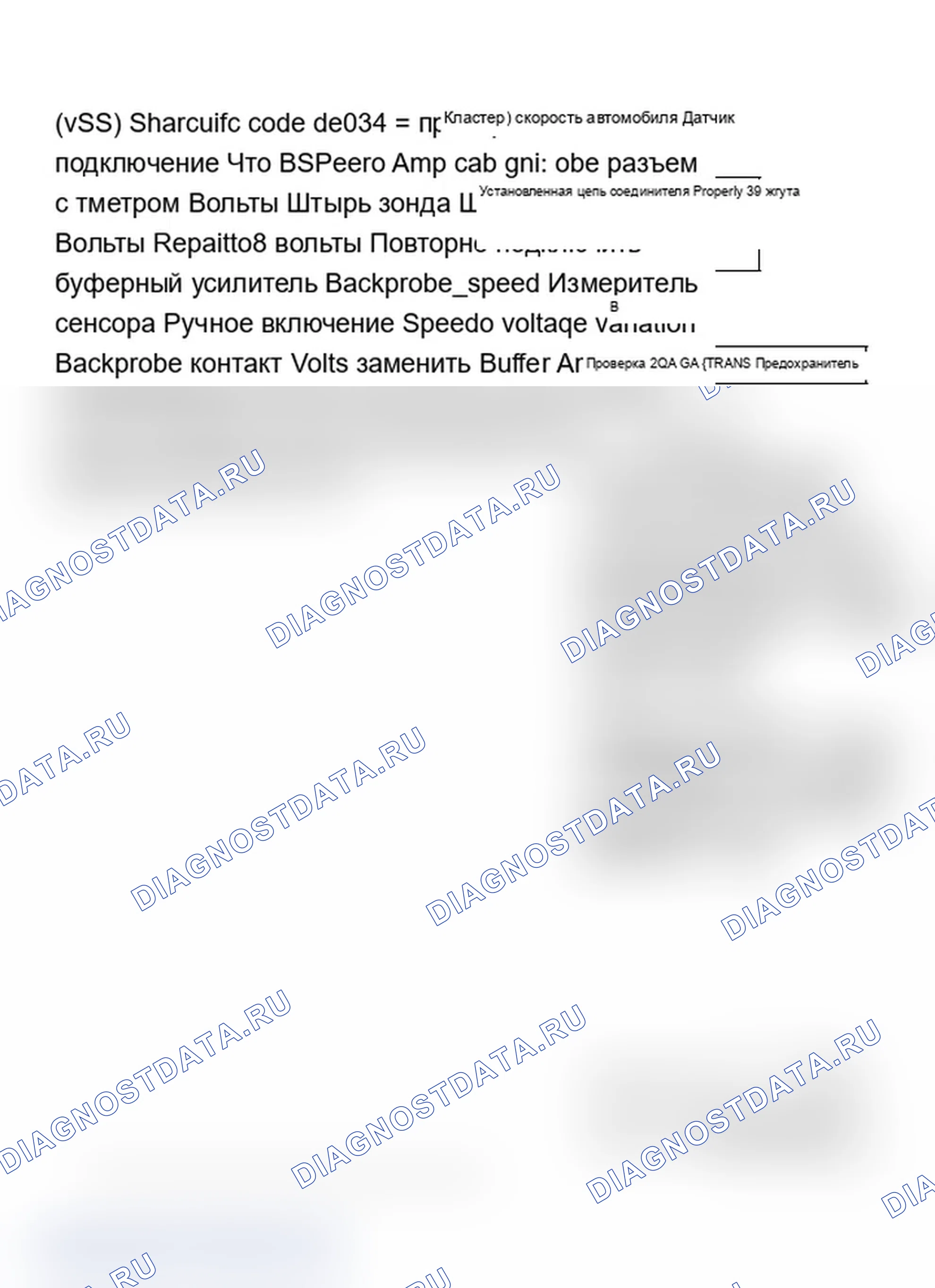 Рис. 84: Блок-схема, 24B кода (W/цифровой кластер) - неполадка цепи датчика скорости транспортного средства (датчик скорости автомобиля (VSS) (датчик скорости автомобиля)) (2 из 2). Cadillac Fleetwood 75 Series