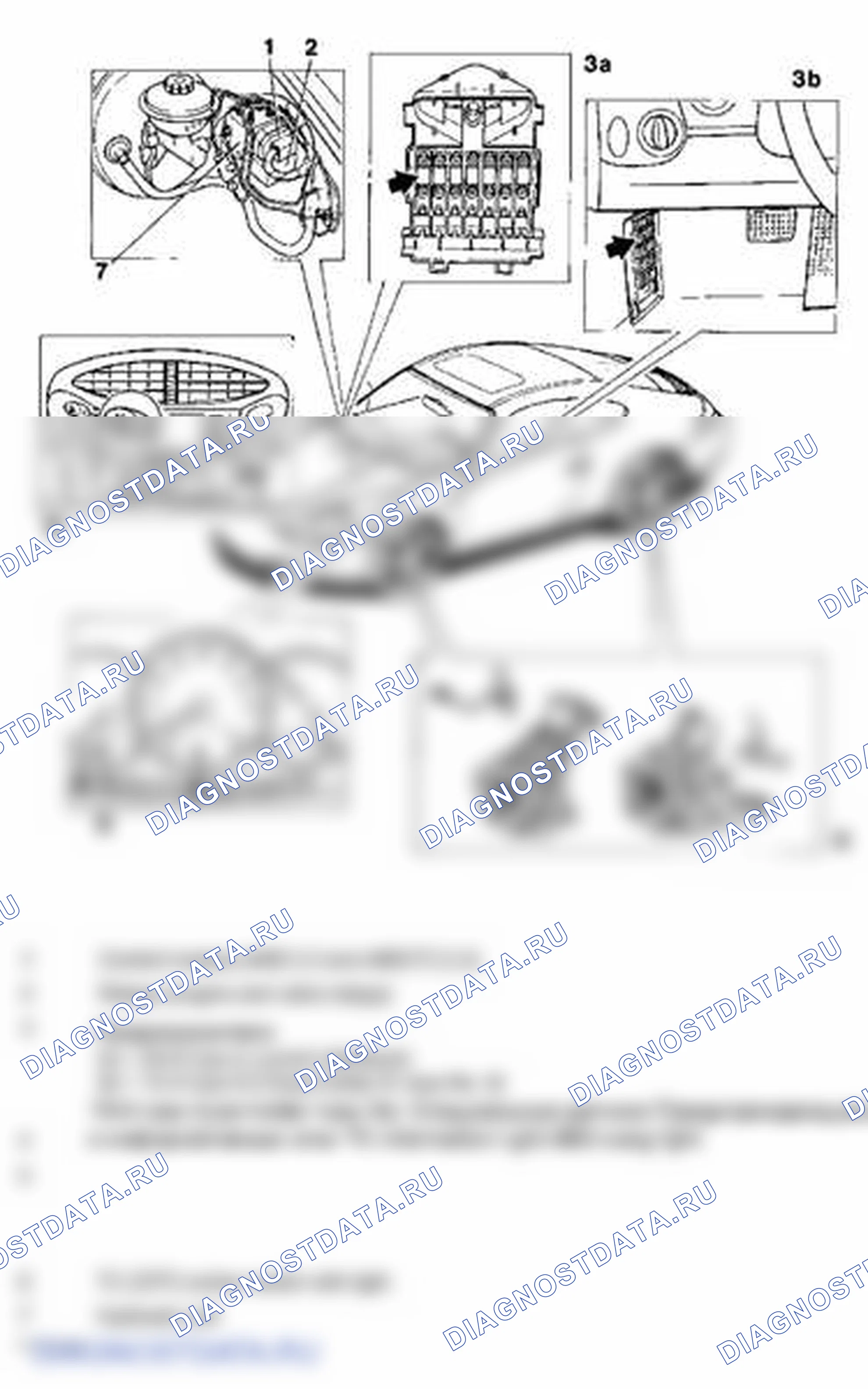 Рис. 69: Компоновка компонентов (ABS 5.3 и ABS/TC 5.3). Porsche 911 Carrera 996 рестайлинг