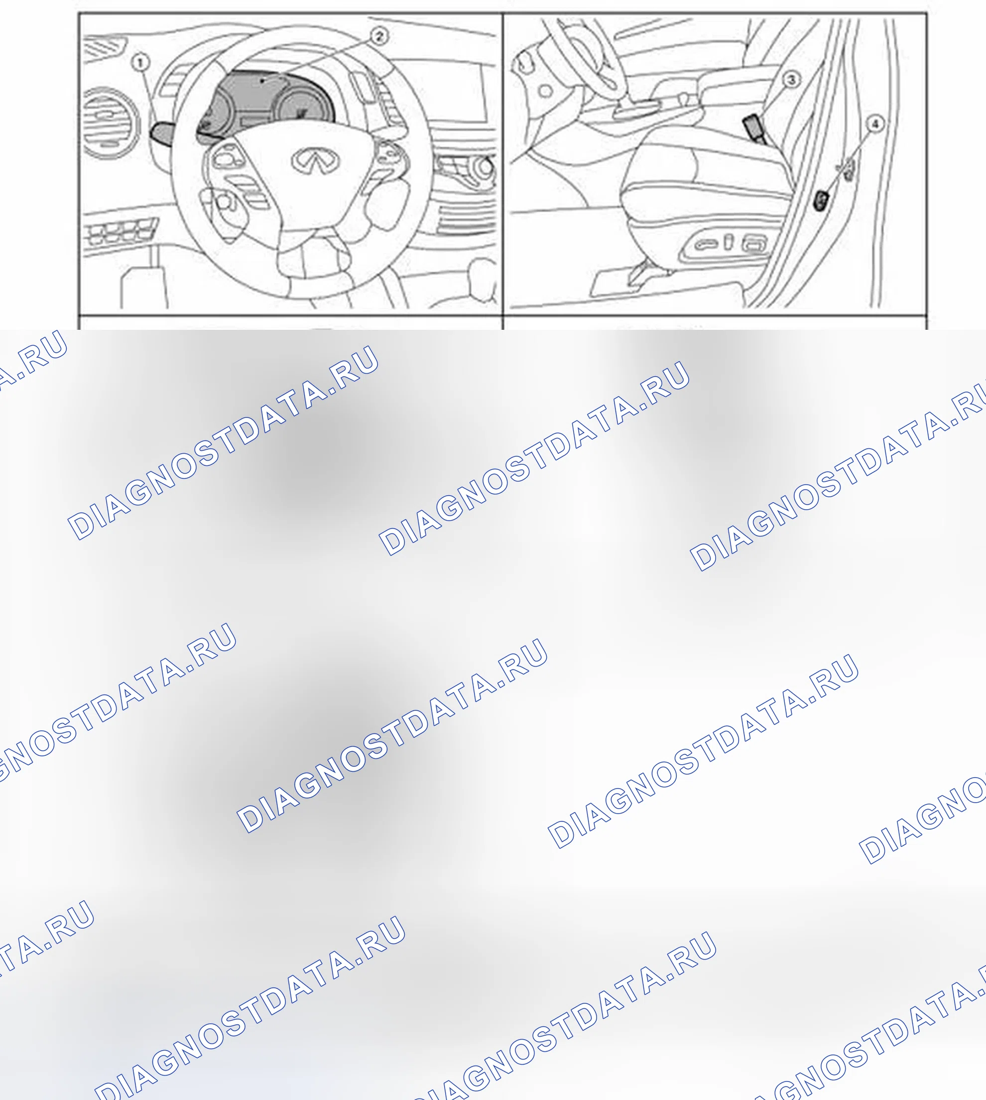 Рис. 82: Расположение компонентов. Infiniti QX60 I
