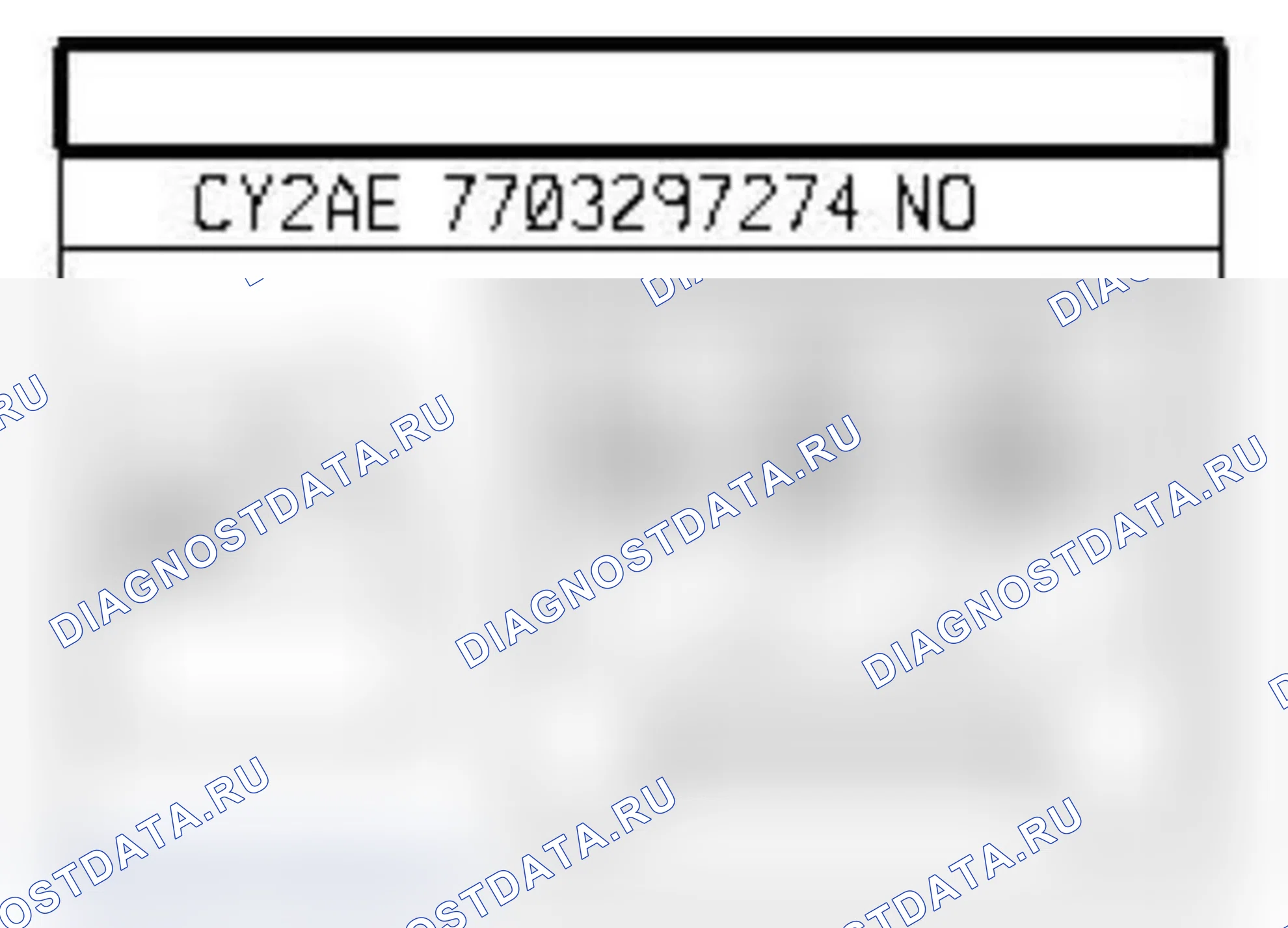 Распиновка разъёма 414 — Датчик наличия воды в дизельном топливе. Renault Clio II