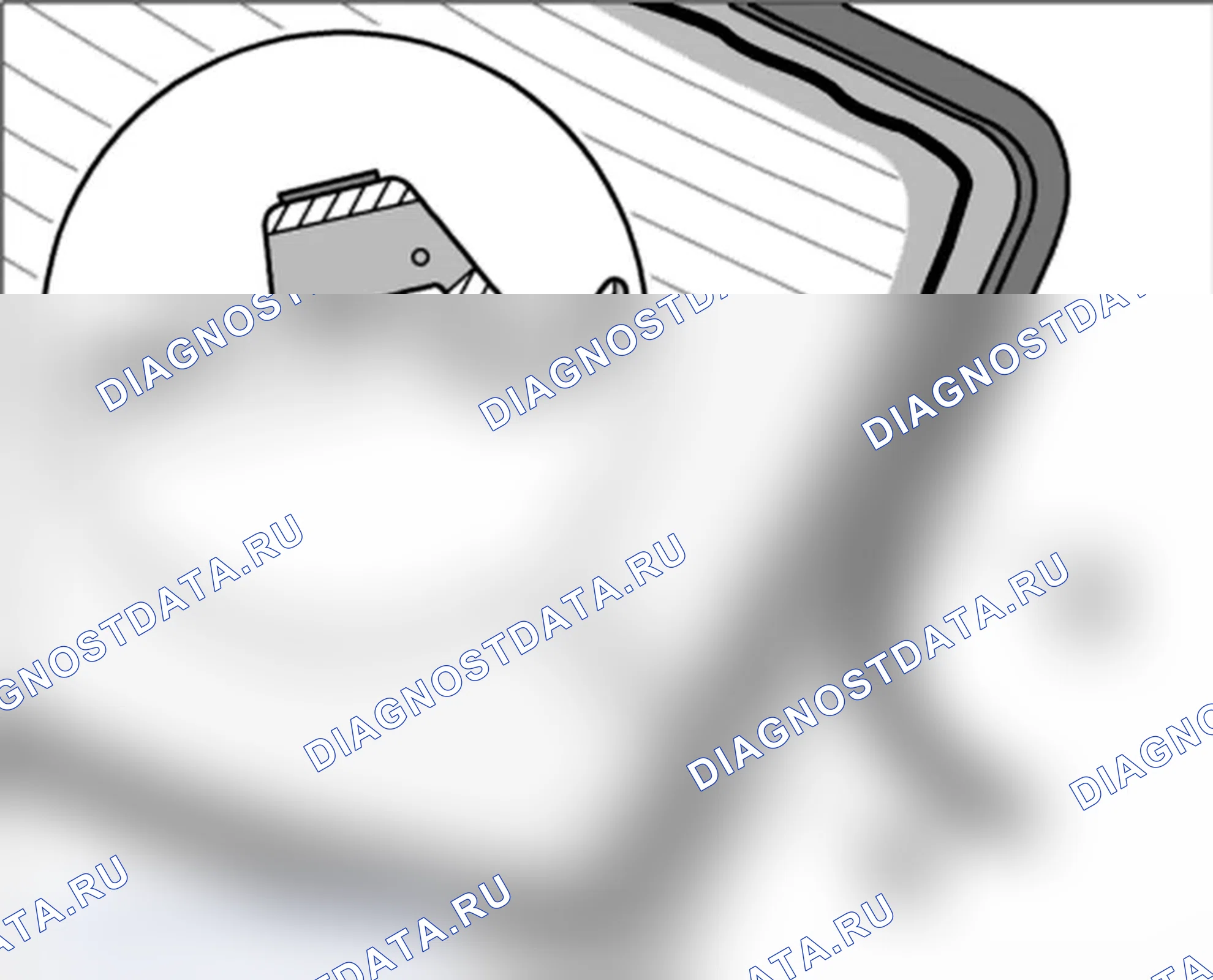 Рис. 141: Уплотнение заднего окна. Porsche 911 GT3 997