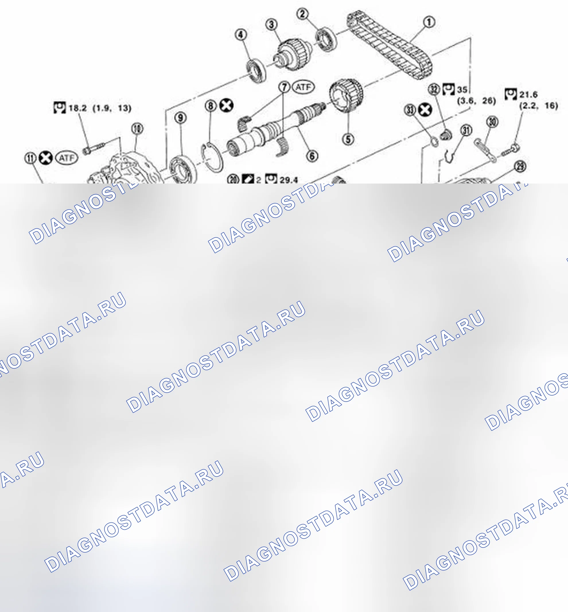 Рис. 26: КОМПОНЕНТЫ. Infiniti FX35 I рестайлинг