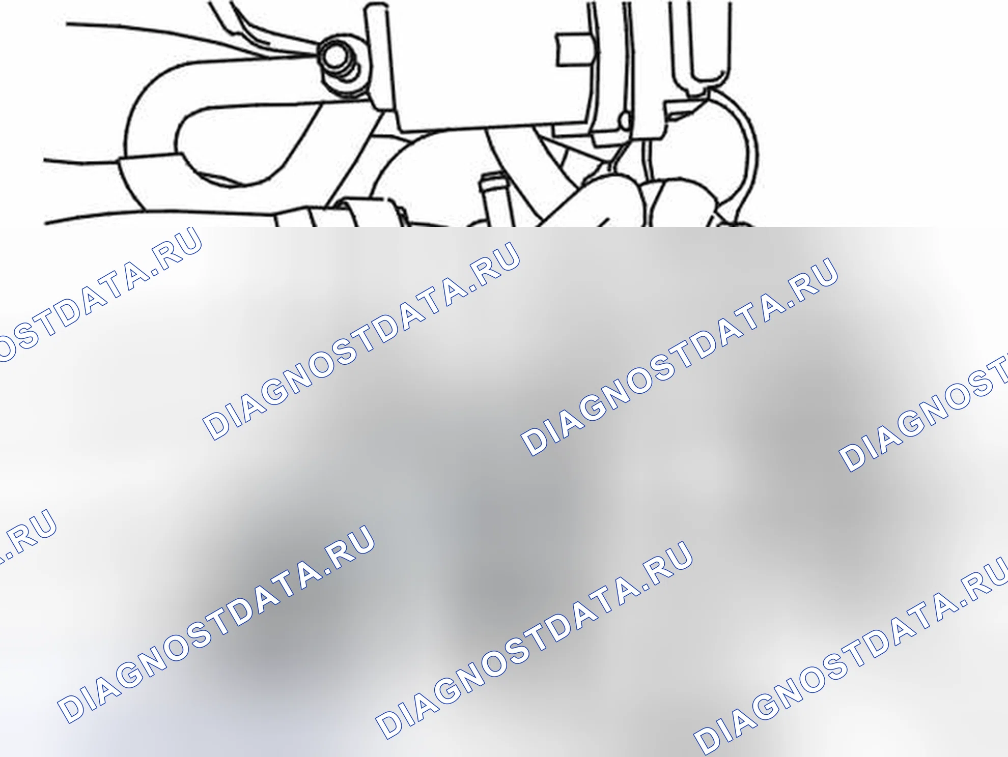 Рис. 15: СНЯТИЕ ЗАЖИМА ШЛАНГА ОХЛАЖДАЮЩЕЙ ЖИДКОСТИ. Volvo XC90 I рестайлинг