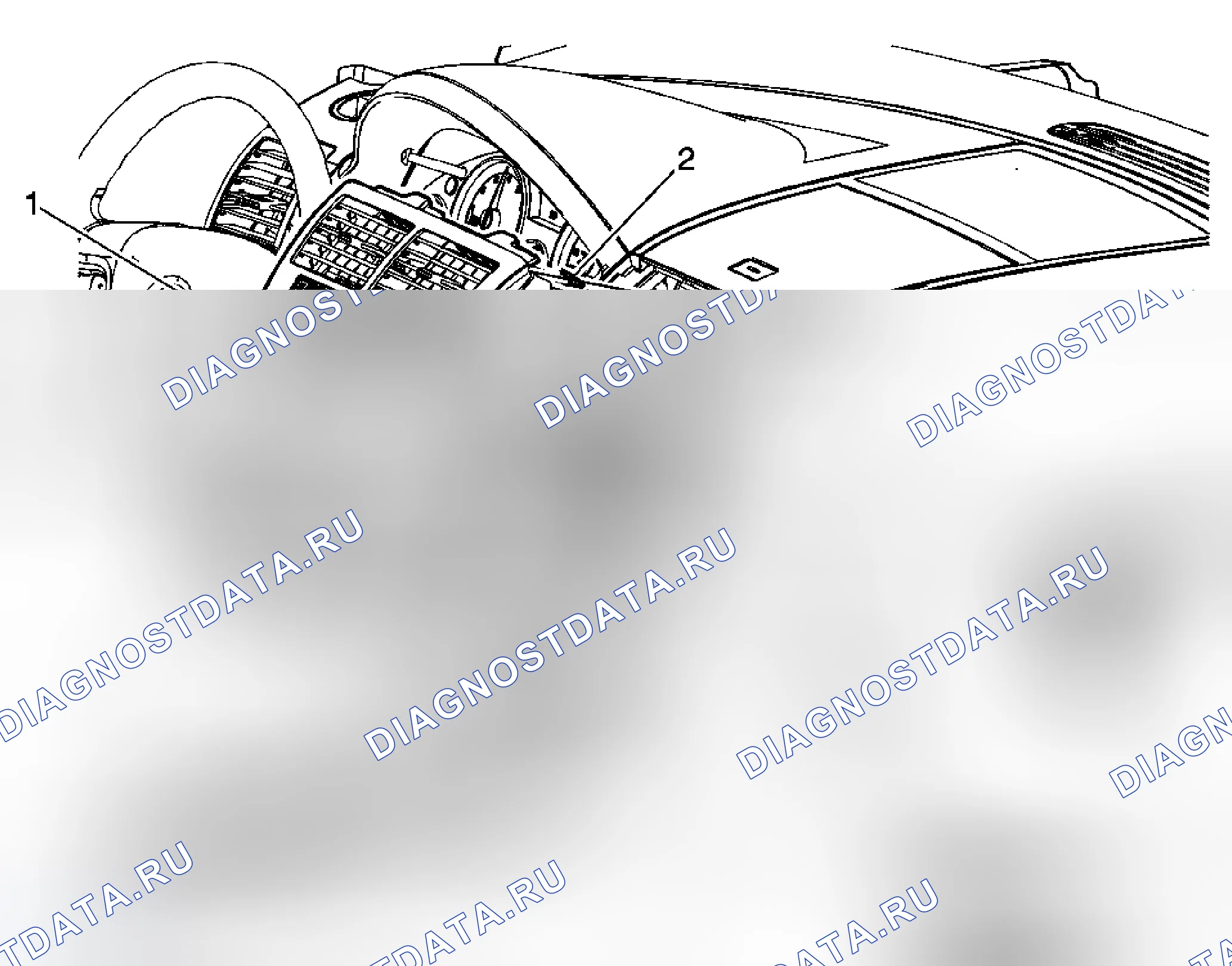 Рис. 132: Замена обрезной пластины аксессуара приборной панели (OUTLOOK). Chevrolet Traverse I