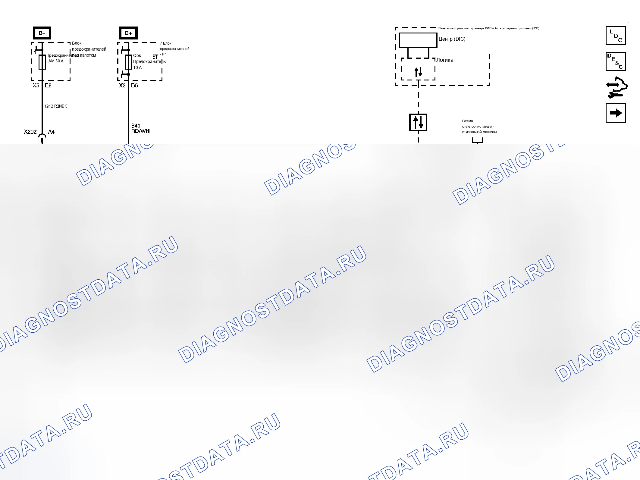 Рис. 9: Принципиальные схемы подъемных ворот. Chevrolet Avalanche II